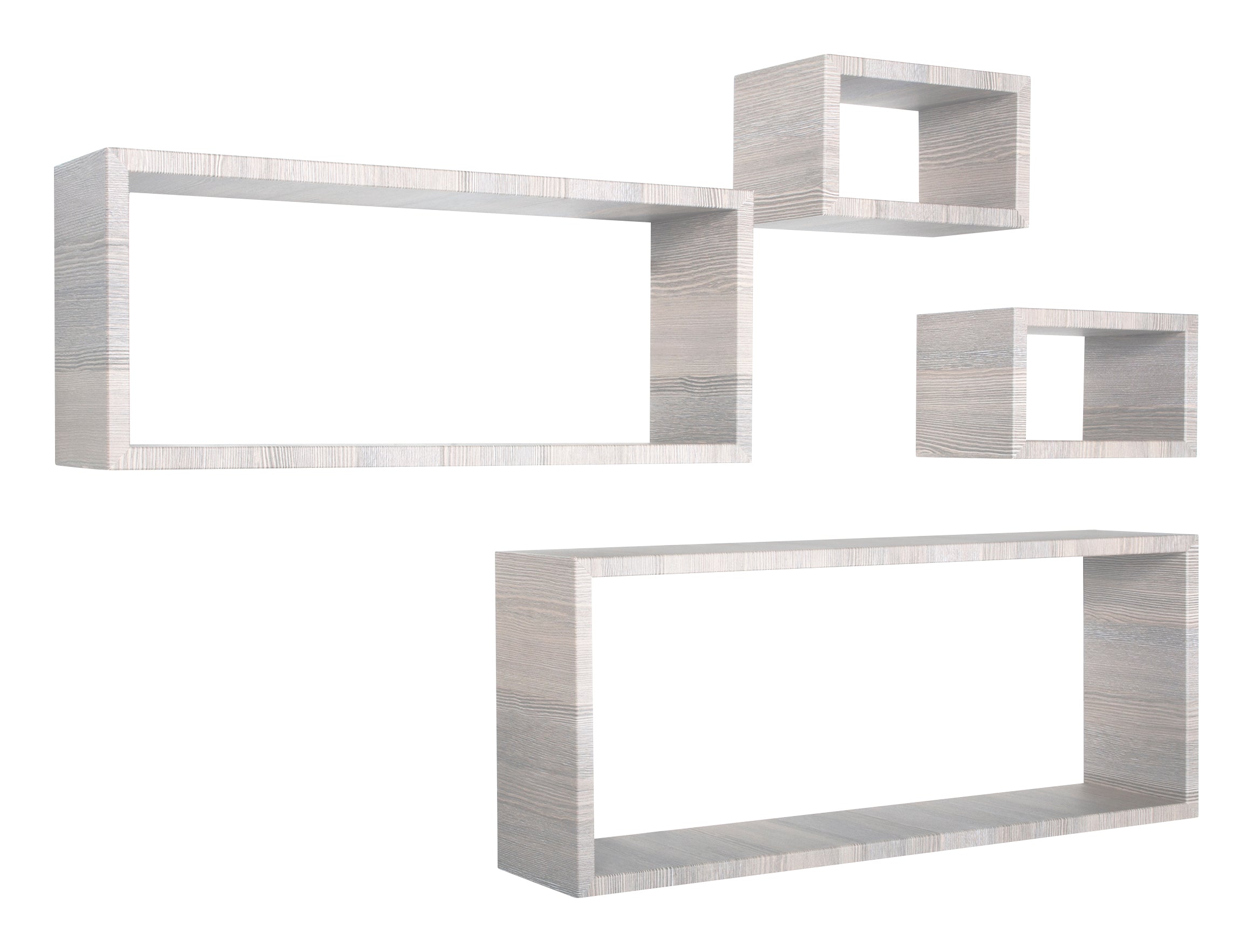 MODULARREDO Set 4 Mensole da Muro Merlino