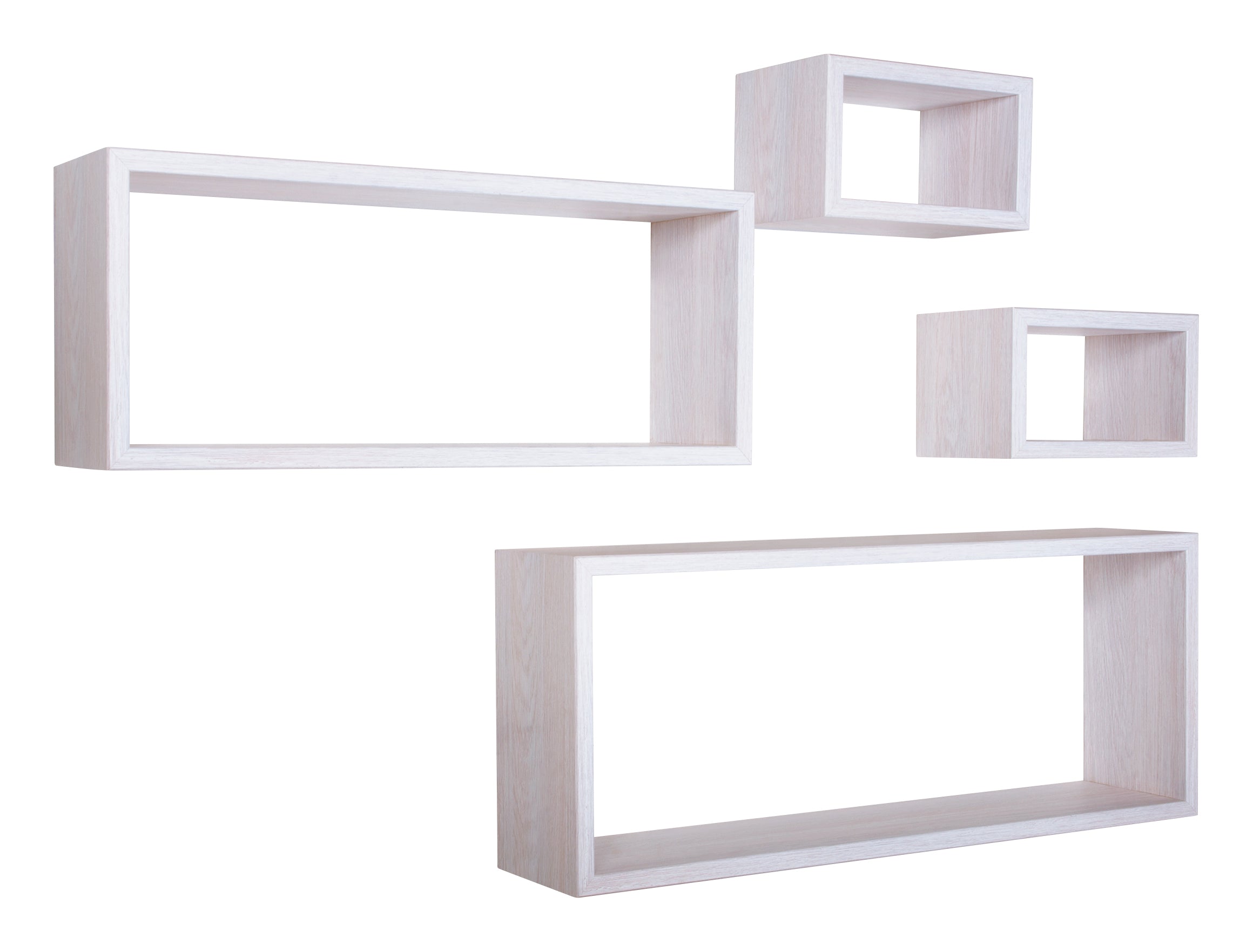 MODULARREDO Set 4 Mensole da Muro Merlino