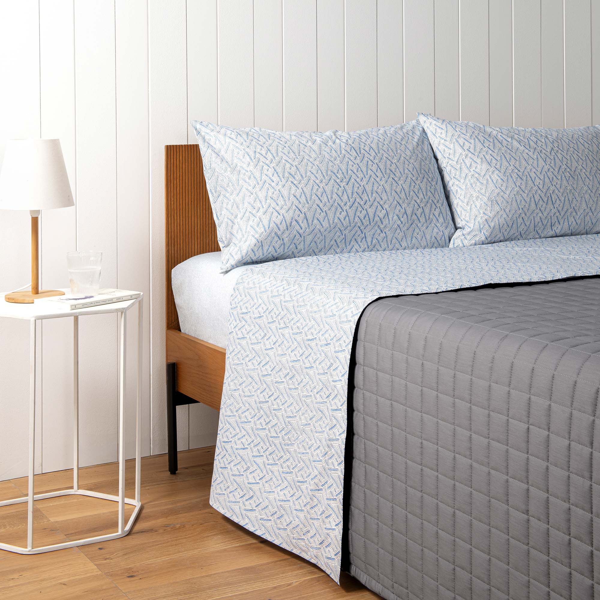 ZUCCHI Completo Letto Matrimoniale 100% Cotone di Alta Qualità