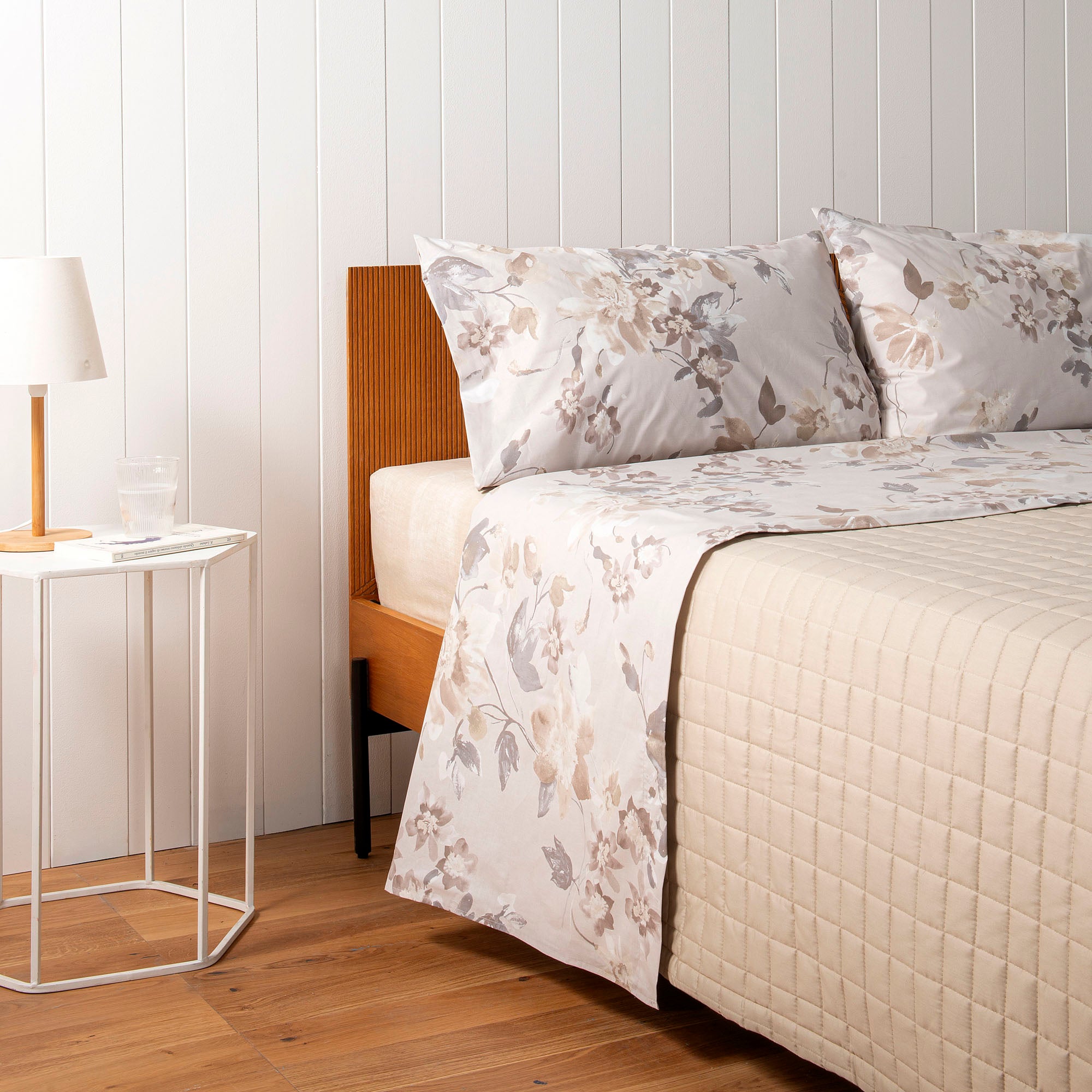 ZUCCHI Completo Letto Matrimoniale 100% Cotone di Alta Qualità