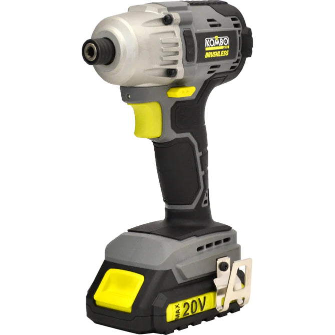 KOMBO PRO BRUSHLESS Avvitatore ad impulsi cordless 20V attacco 1/4"