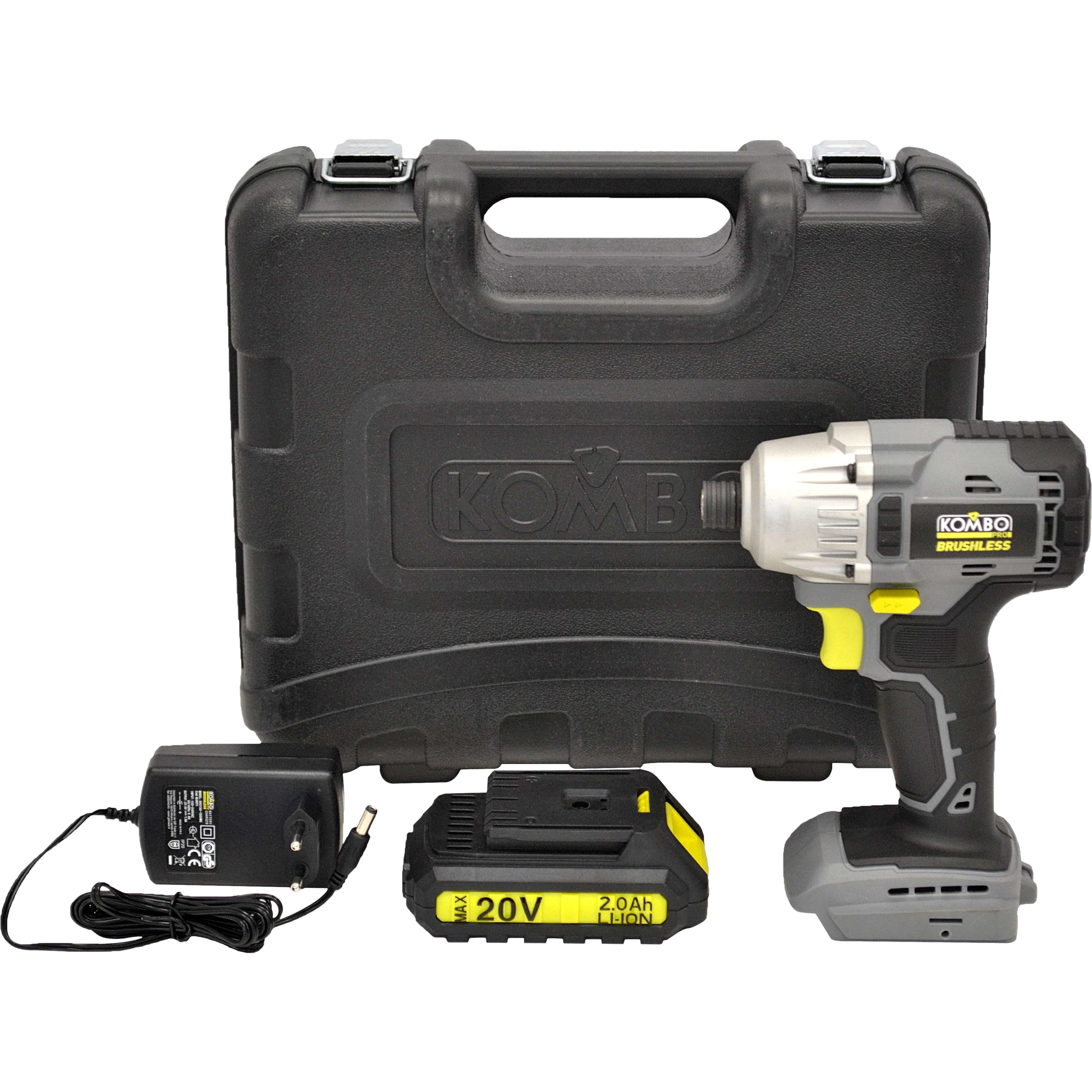 KOMBO PRO BRUSHLESS Avvitatore ad impulsi cordless 20V attacco 1/4