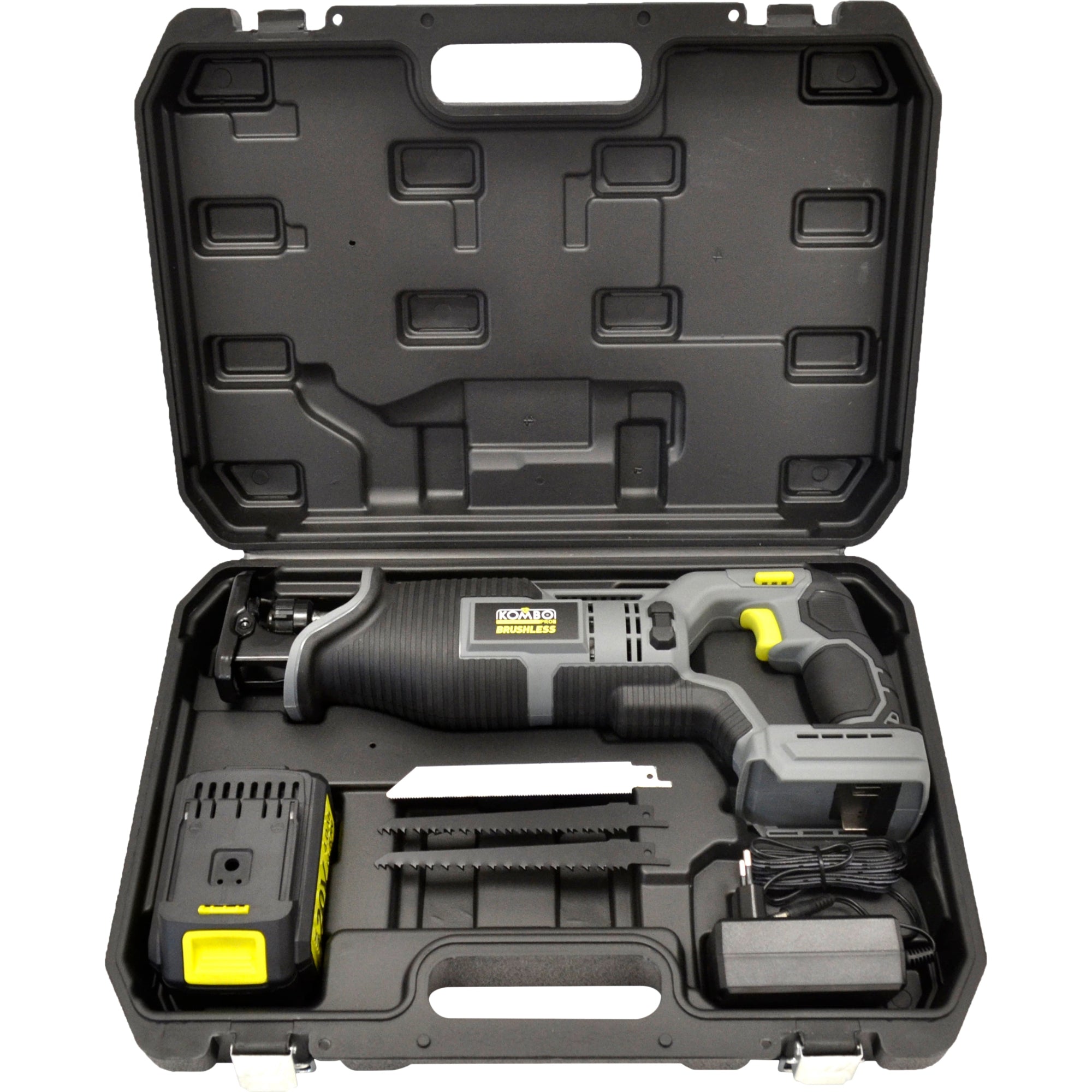 KOMBO PRO BRUSHLESS Sega Universale  20V con 2 Batterie 2.0Ah