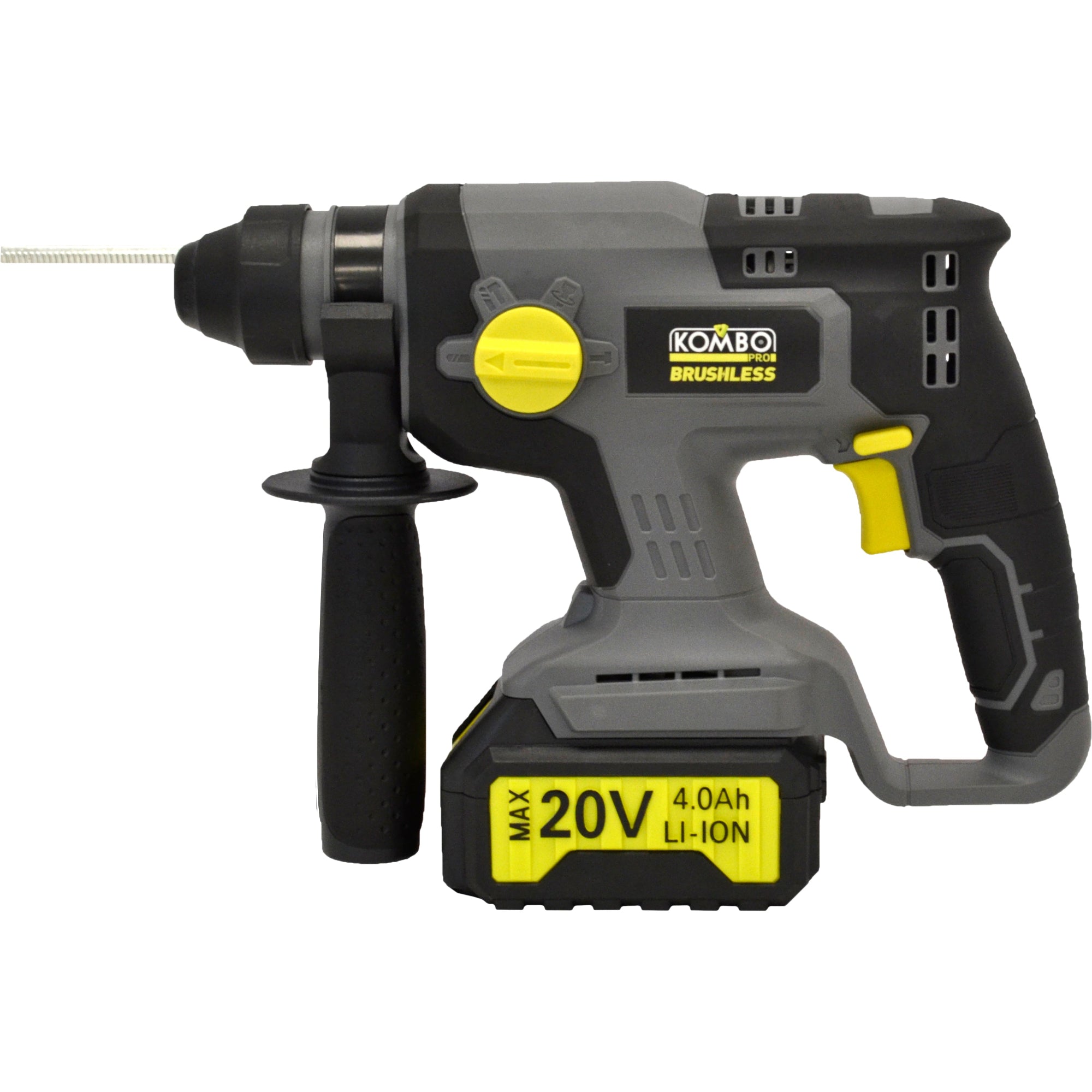 KOMBO PRO BRUSHLESS Tassellatore  20V con 2 Batterie 4.0Ah