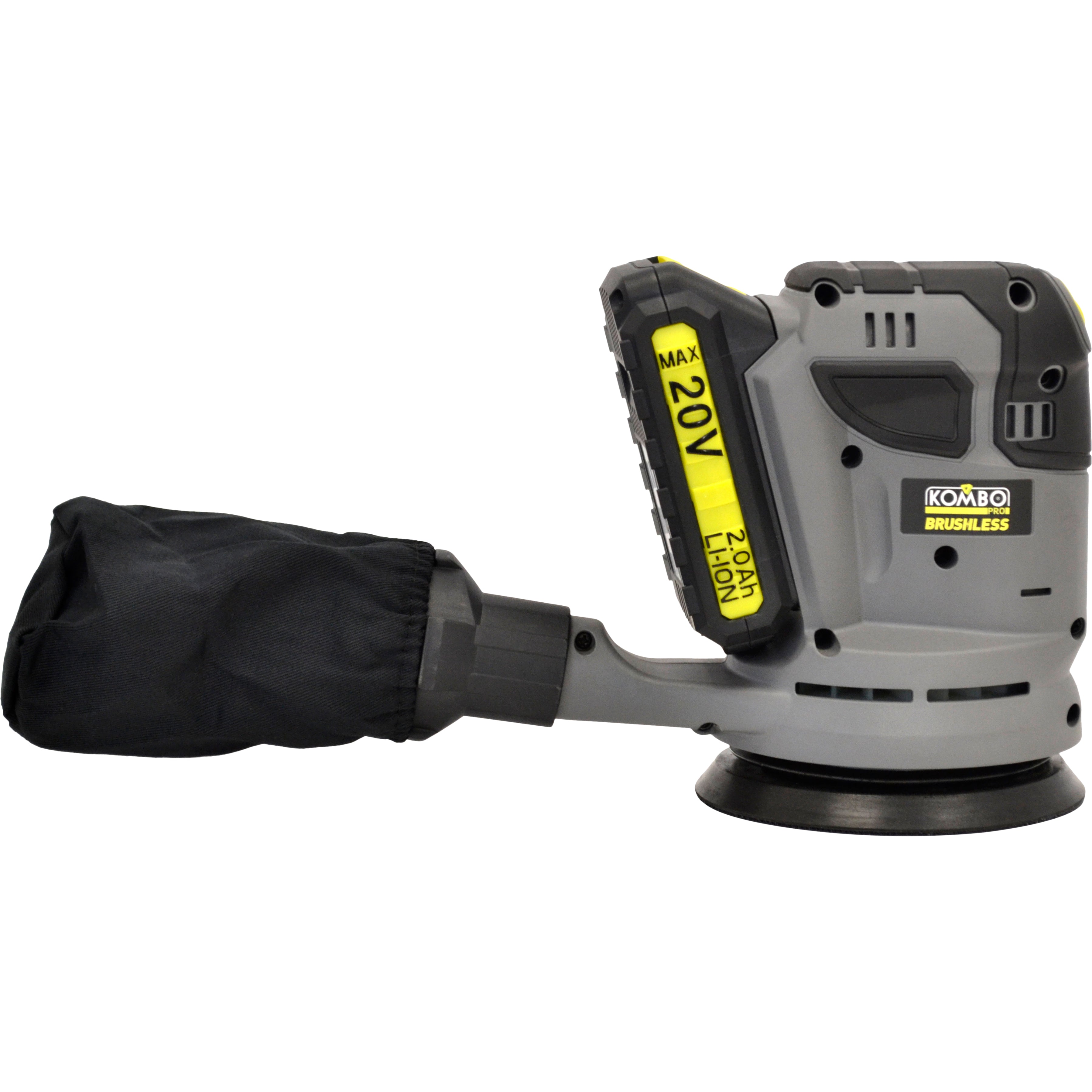 KOMBO PRO BRUSHLESS Levigatrice roto-orbitale d.125 corless 20V
