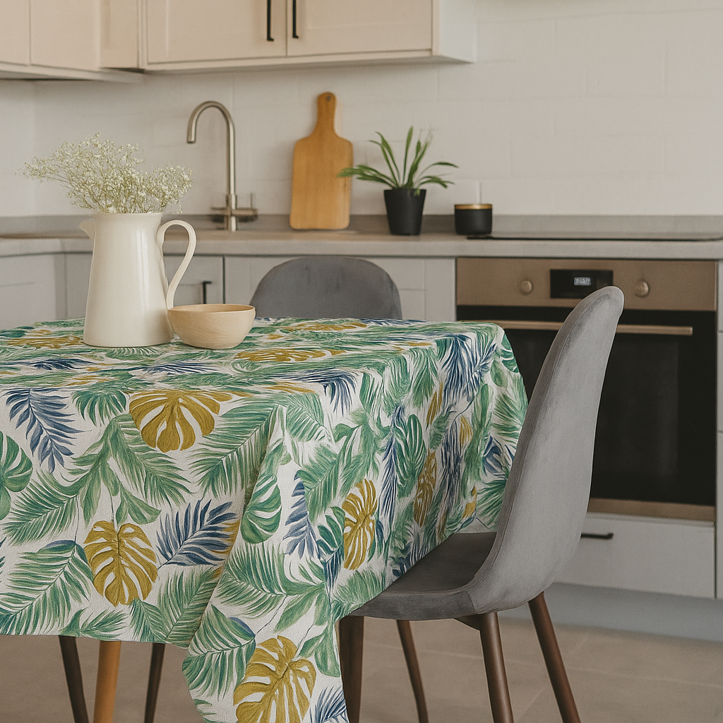 CASSESE HOME Tovaglia in PVC Breccia Con Bordino – Antimacchia, Pratica e Decorativa Made in Italy