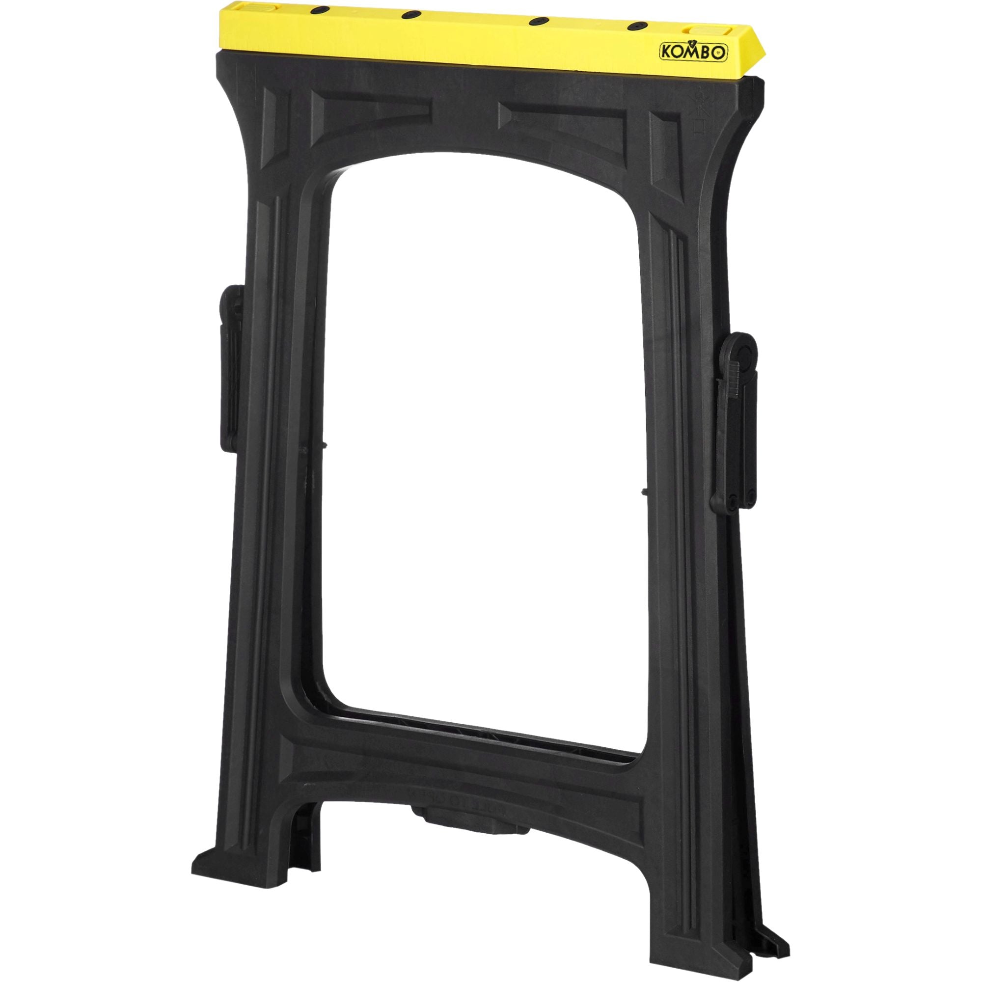 Set 2 cavalletti da lavoro pieghevoli KOMBO in polipropilene portata 170kg con righello