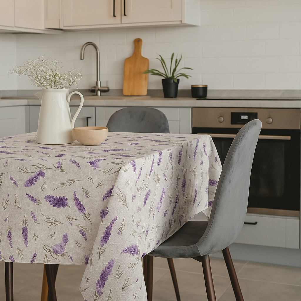 CASSESE HOME Tovaglia in PVC Breccia Con Bordino – Antimacchia, Pratica e Decorativa Made in Italy