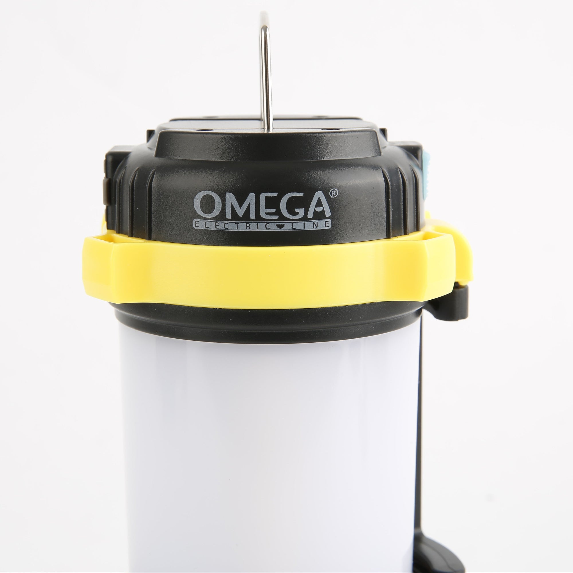 OMEGA Torcia da Campeggio LED 460 Lumen Power Bank Integrato e Luce Rossa SOS