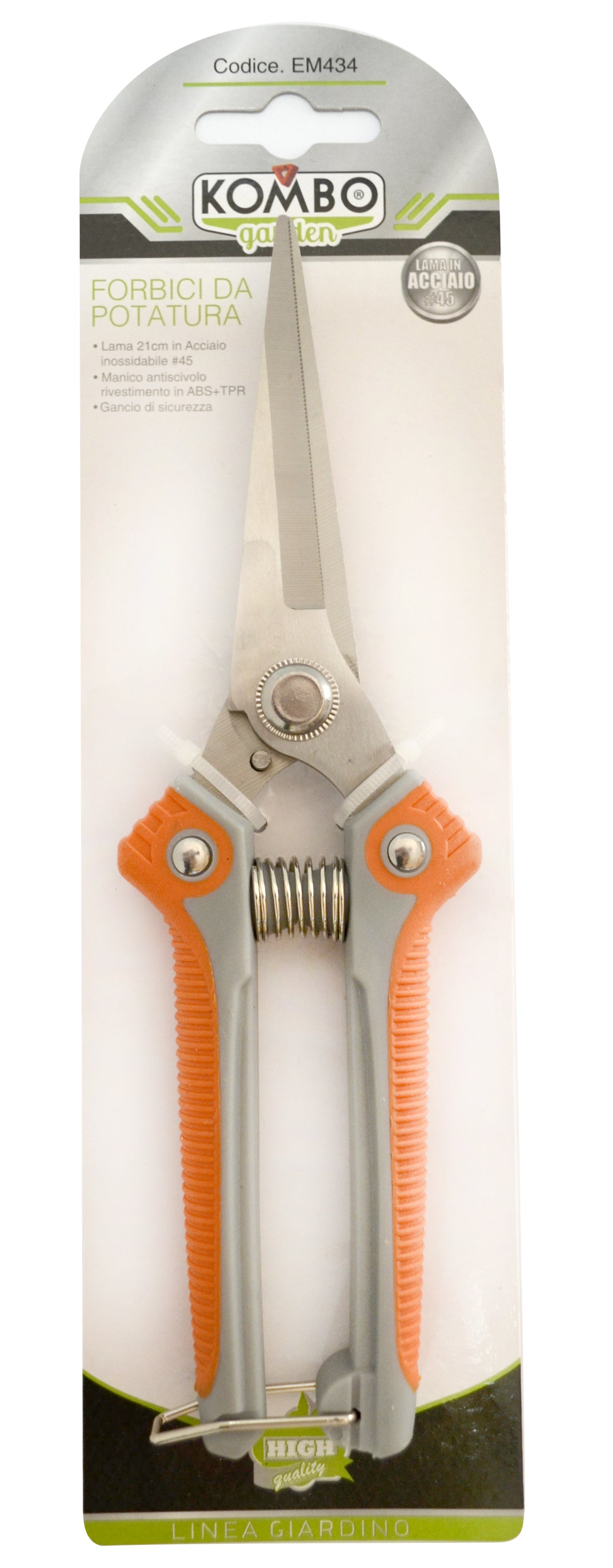 KOMBO Forbici potatura con gancio di sicurezza
