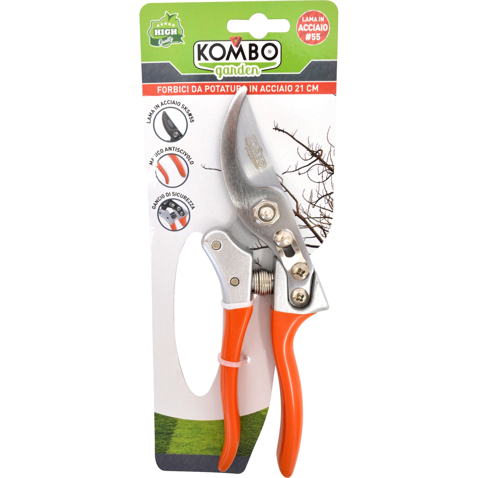 KOMBO Forbici da potatura 20cm