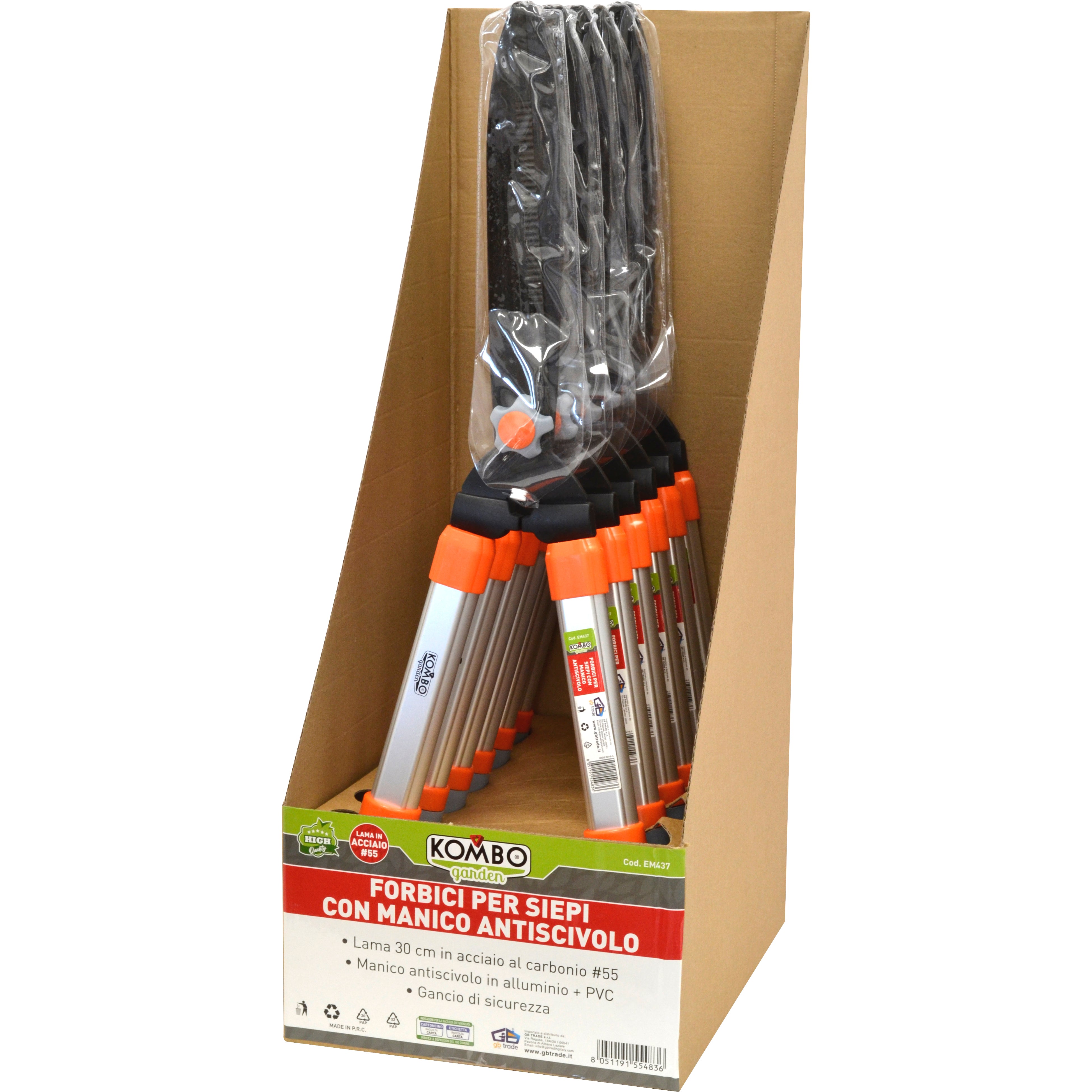 KOMBO Forbici per siepi misura 30 cm