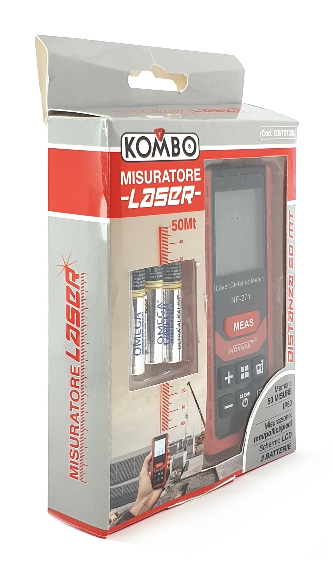KOMBO Misuratore laser 50mt