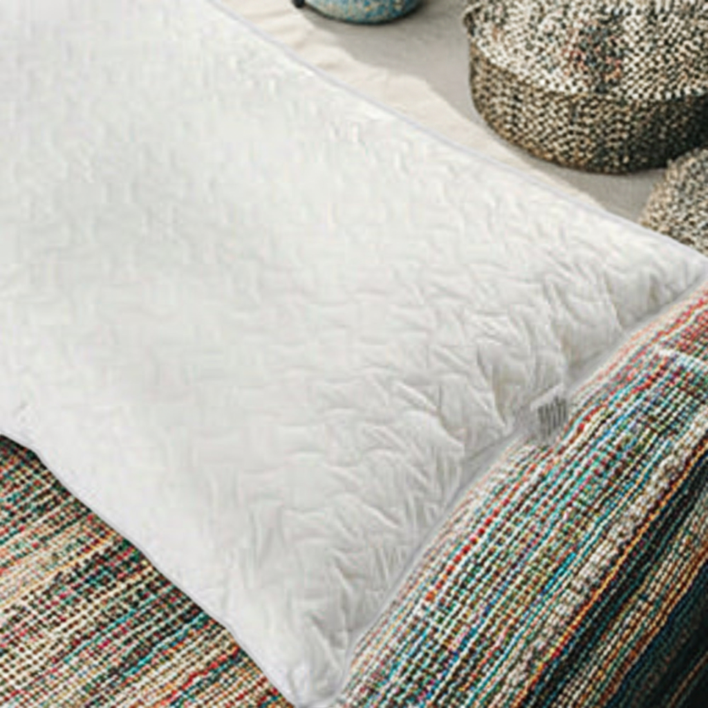 EFFE Guanciale Memory Fiocco 48x78x18 cm_Ergonomico, Ipoallergenico e Tessuto 3D_Made in Italy