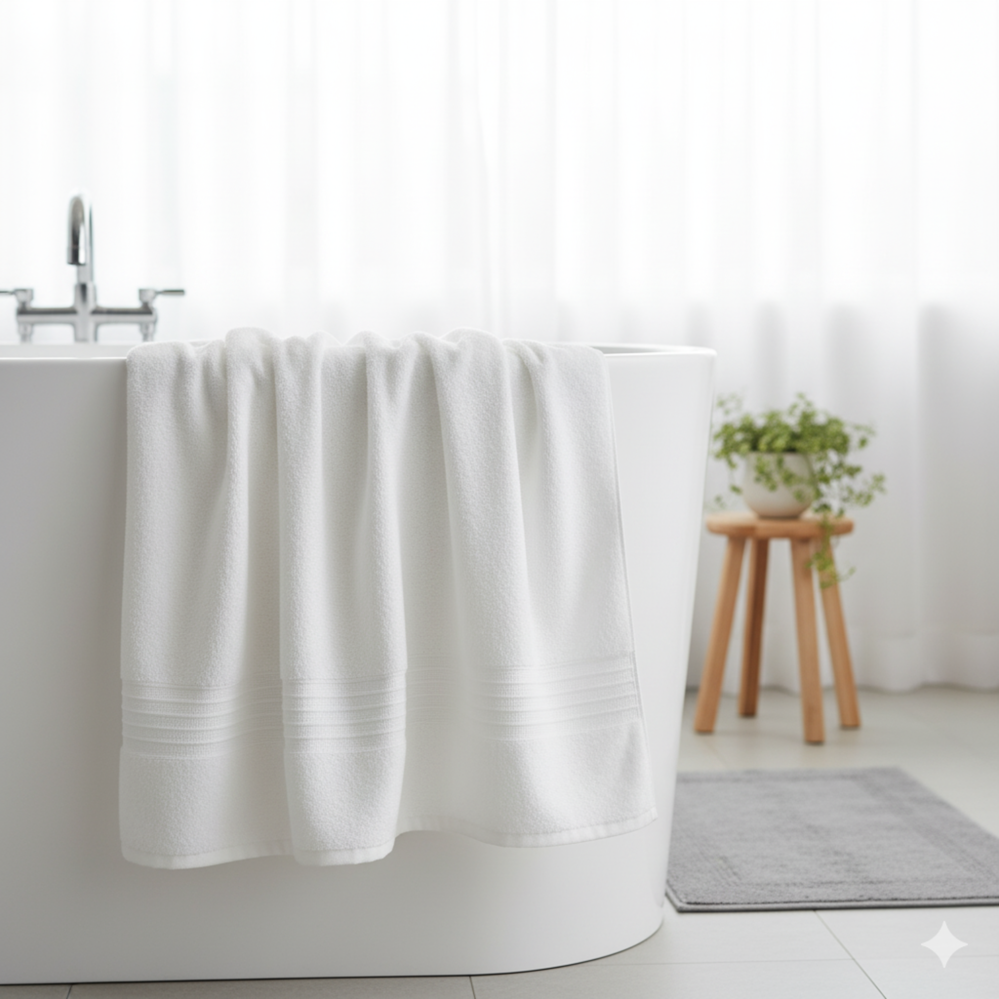 BASSETTI Telo bagno 90x160