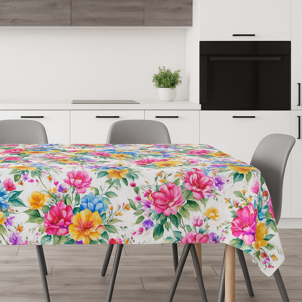 CASSESE HOME Tovaglia in PVC Breccia Con Bordino – Antimacchia, Pratica e Decorativa Made in Italy