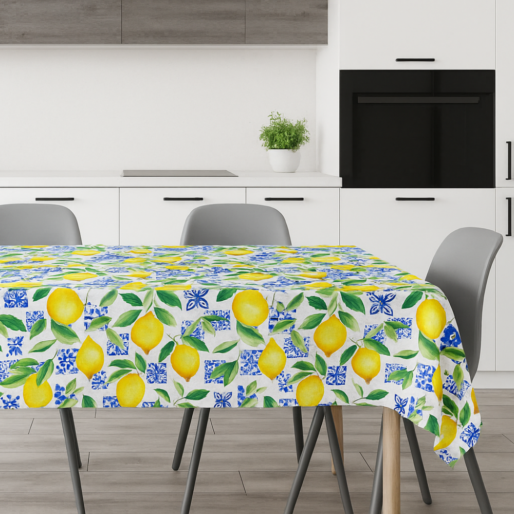 CASSESE HOME Tovaglia in PVC Breccia Con Bordino – Antimacchia, Pratica e Decorativa Made in Italy