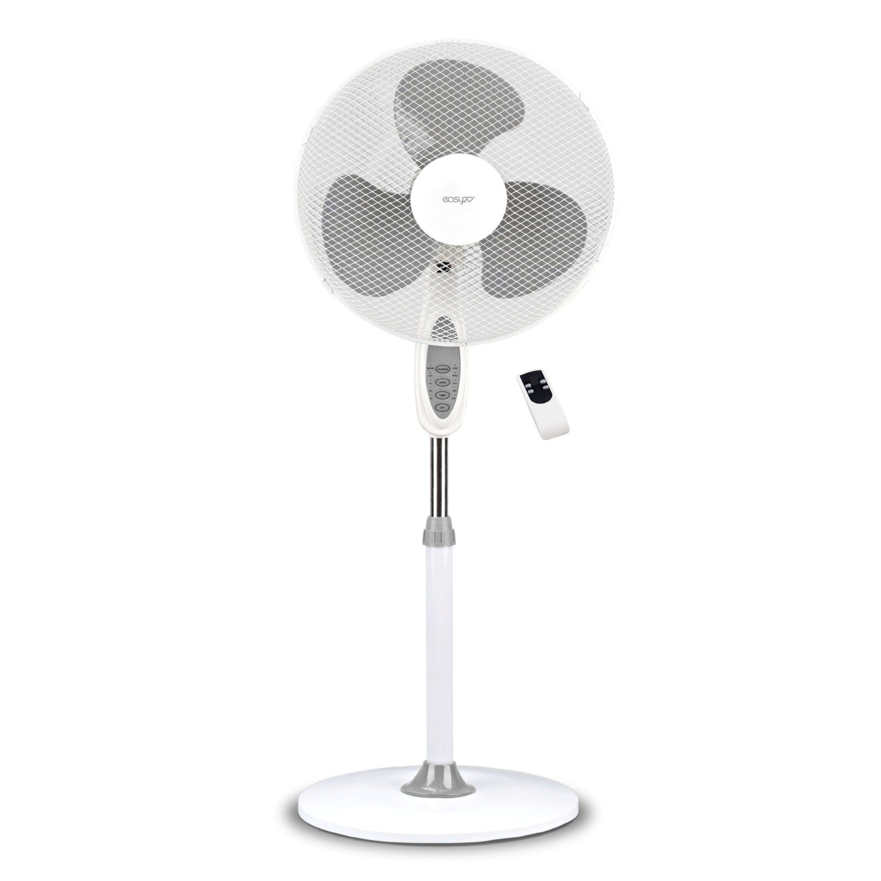 EASY2LOVE Ventilatore a Piantana 3 Pale con Funzione Oscillante