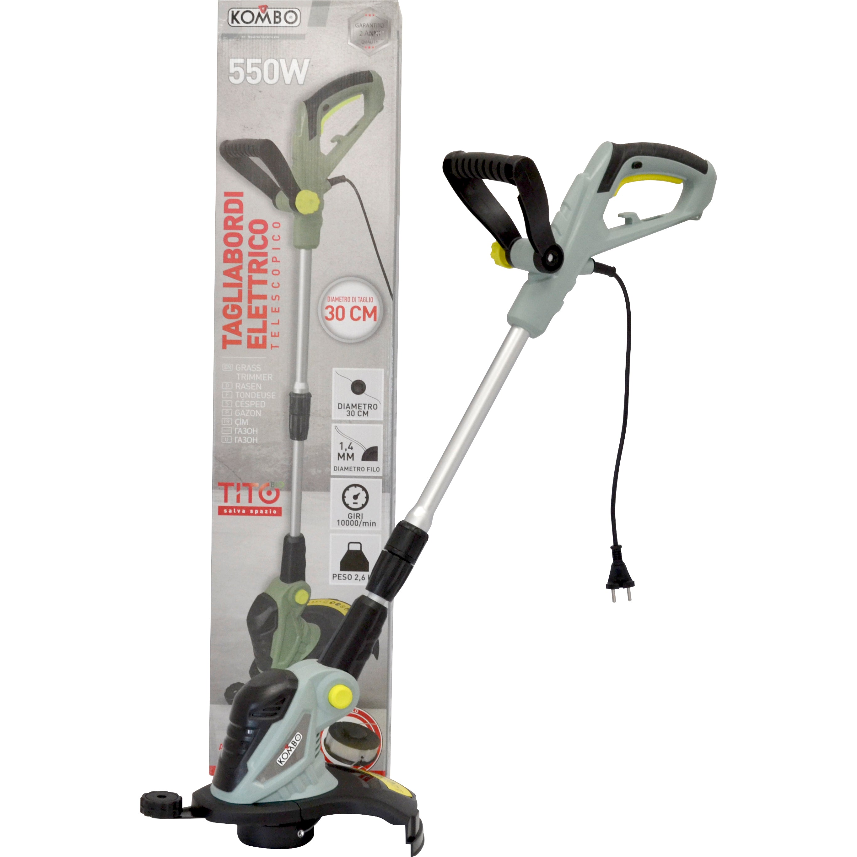 KOMBO Tagliabordi telescopico 550W