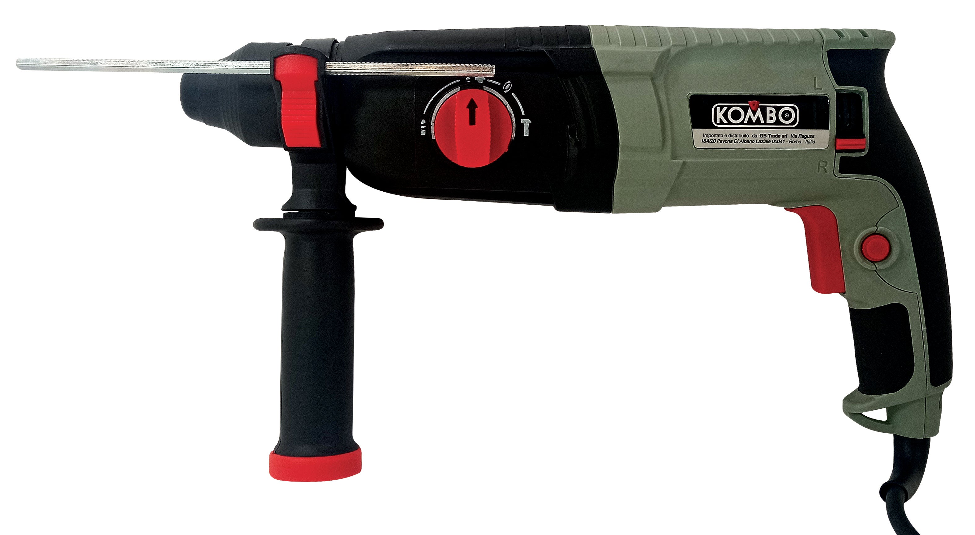 KOMBO Set valigetta martello tassellatore sds plus 2,8j 1500W