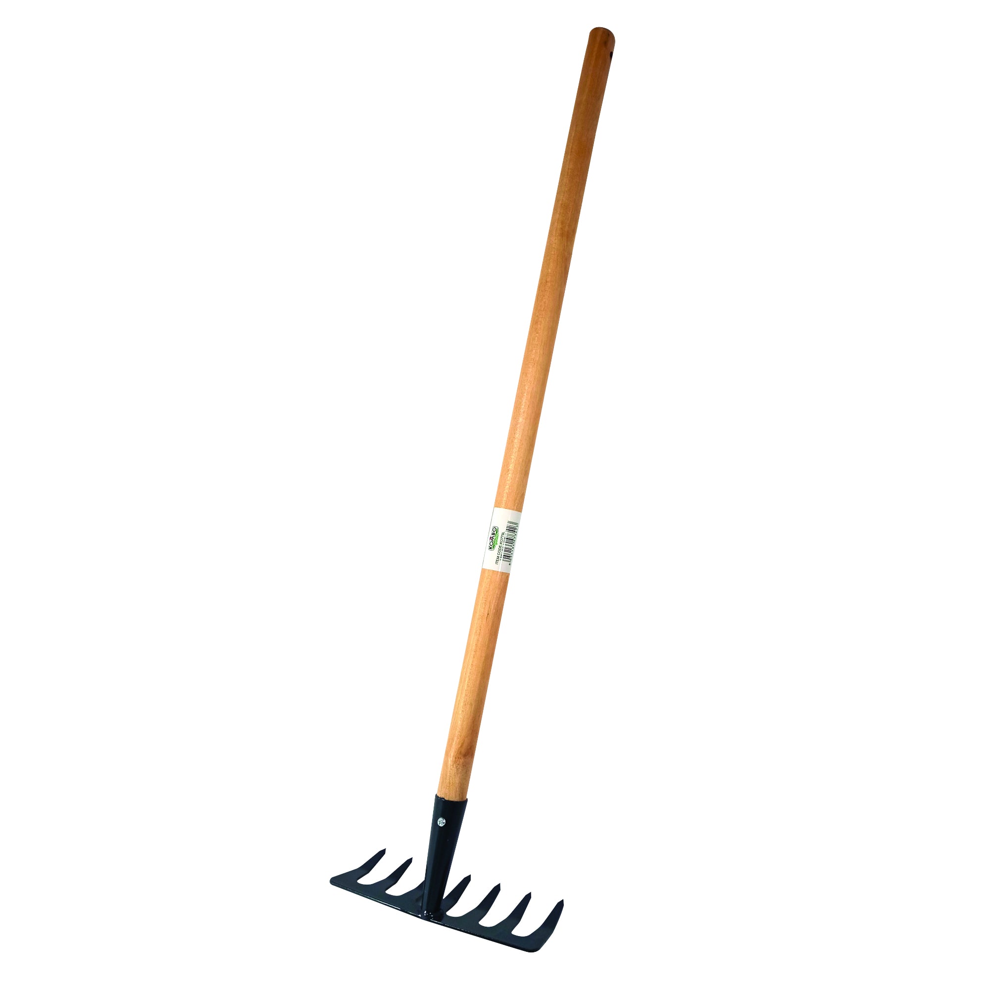 KOMBO Rastrello da giardino con manico in legno