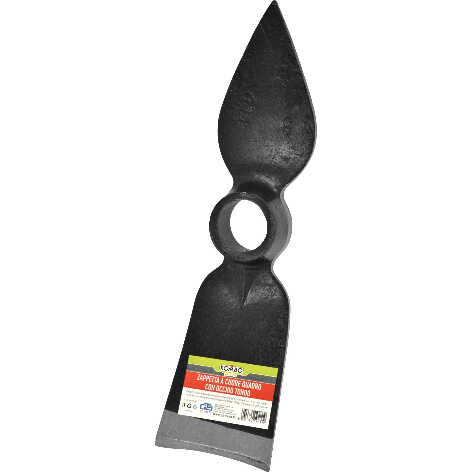 Zappetta a Cuore e Quadra Kombo Garden 500g Acciaio Forgiato Professionale