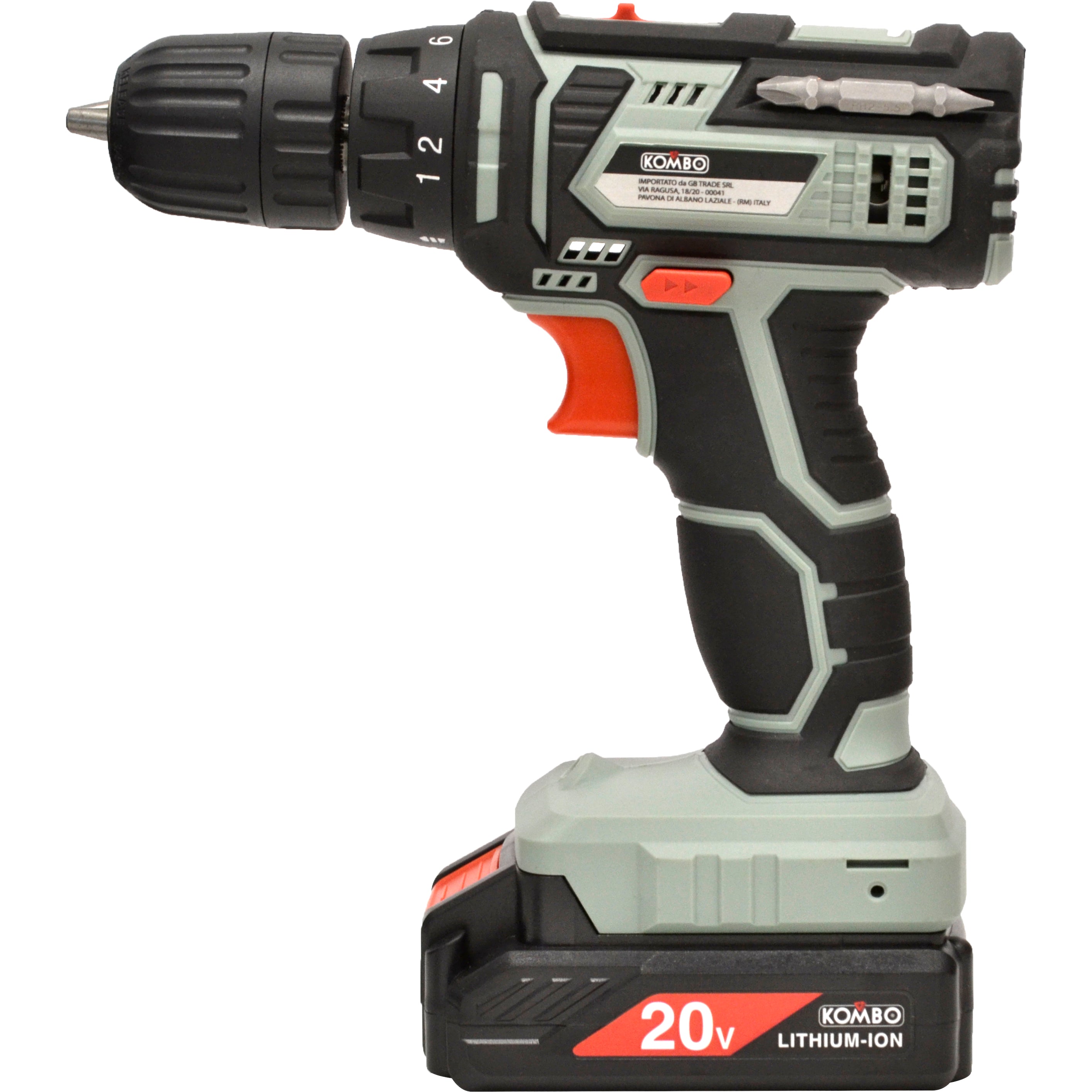 KOMBO Set valigetta trapano/avvitatore cordless 2 batteria 20V