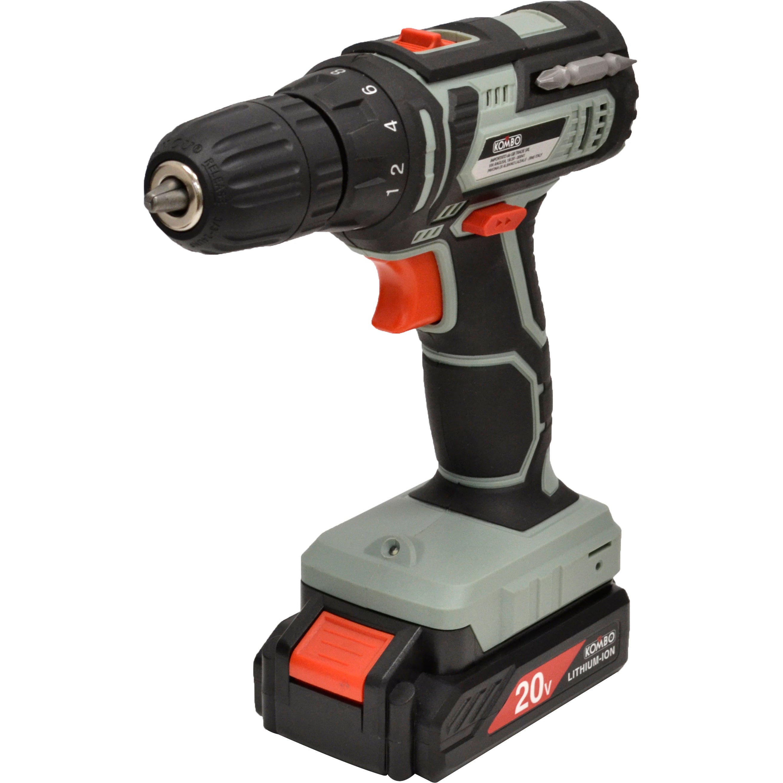 KOMBO Set valigetta trapano/avvitatore cordless 2 batteria 20V