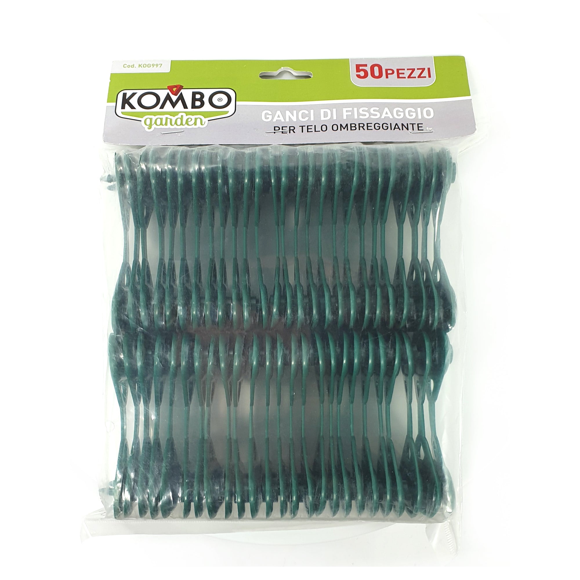 KOMBO 50 Ganci di fissaggio per telo ombreggiante