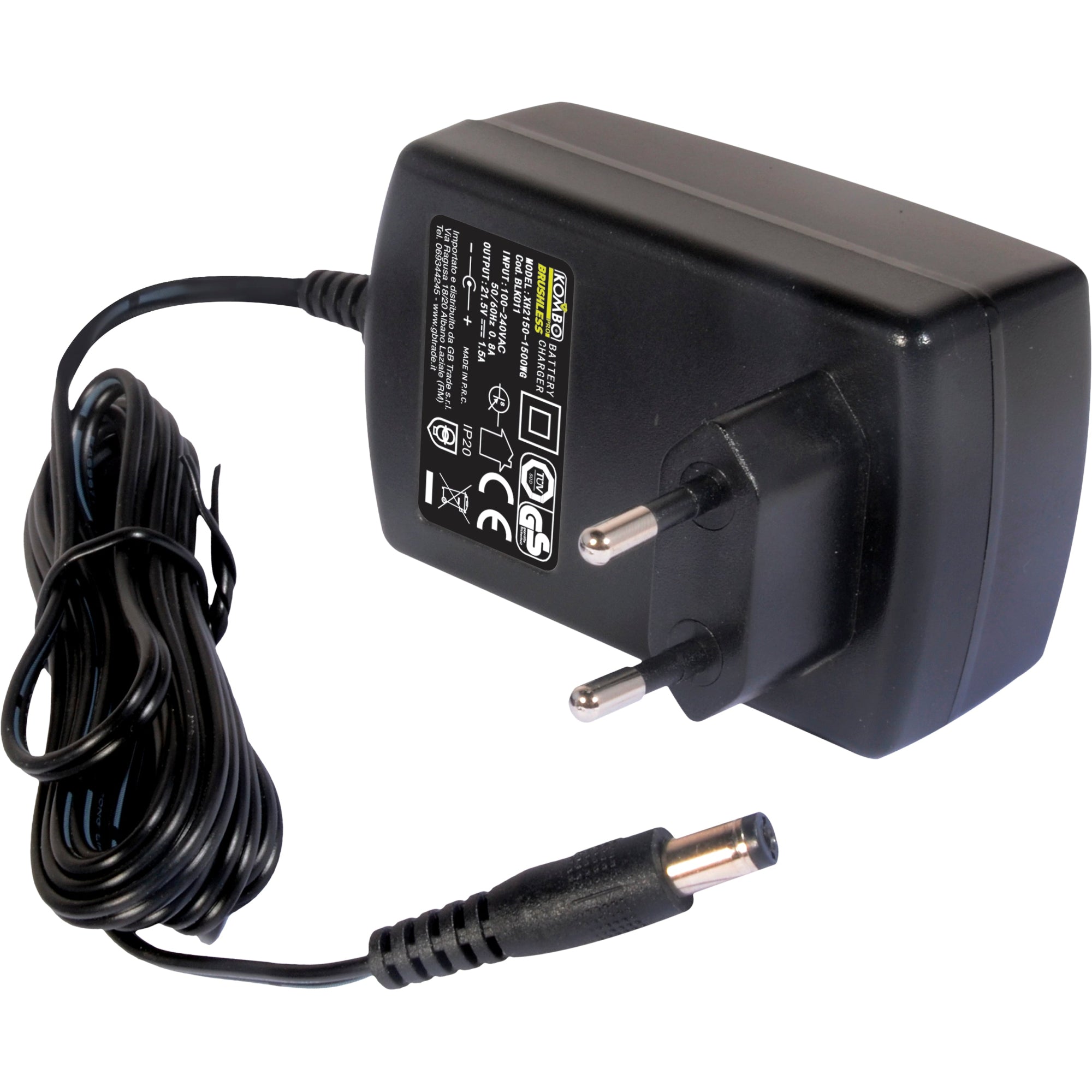 KOMBO PRO BRUSHLESS Caricabatteria di Ricambio 1.5Ah Ricarica Rapida