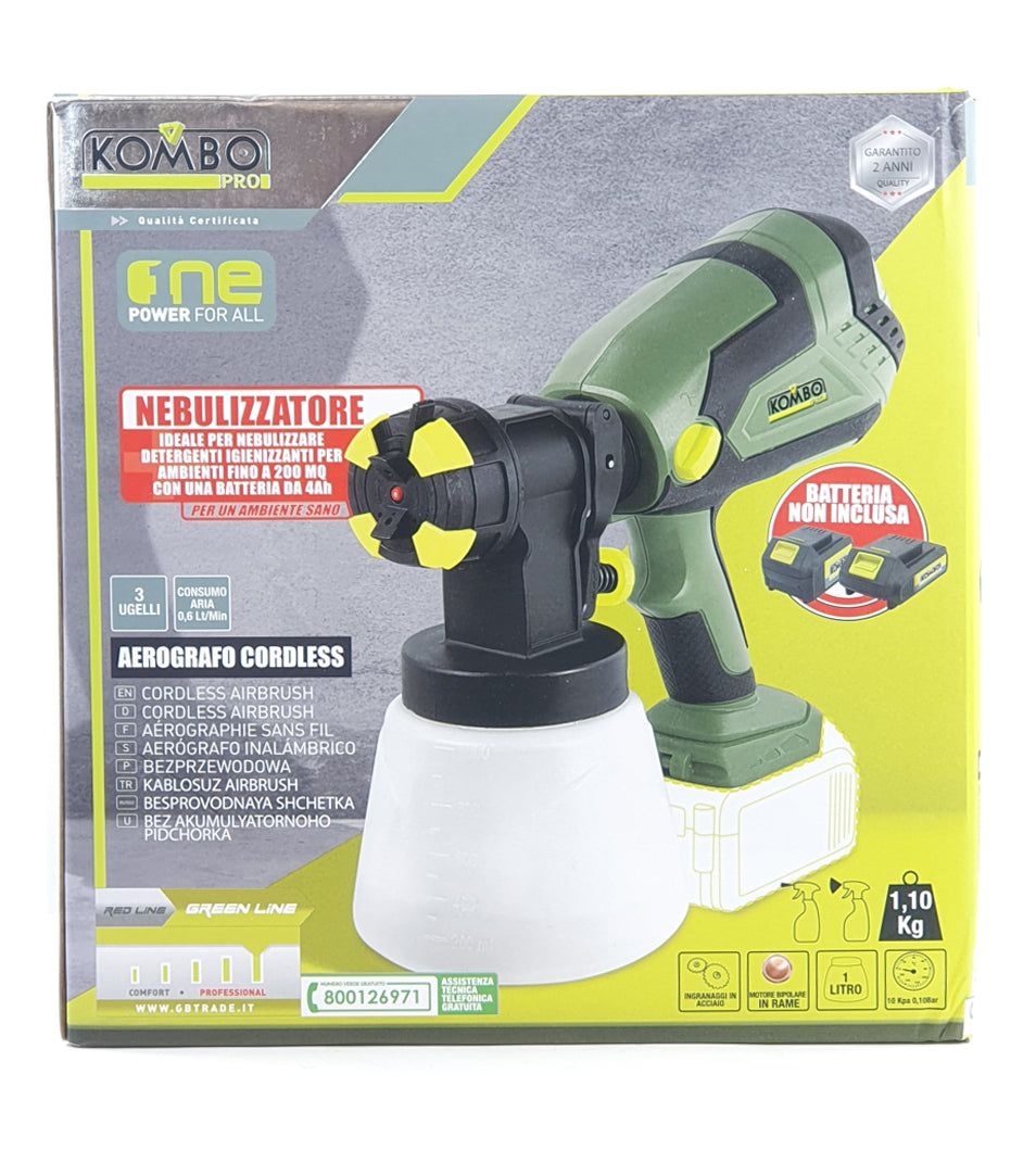 KOMBO PRO Verniciatore spray cordless 20V