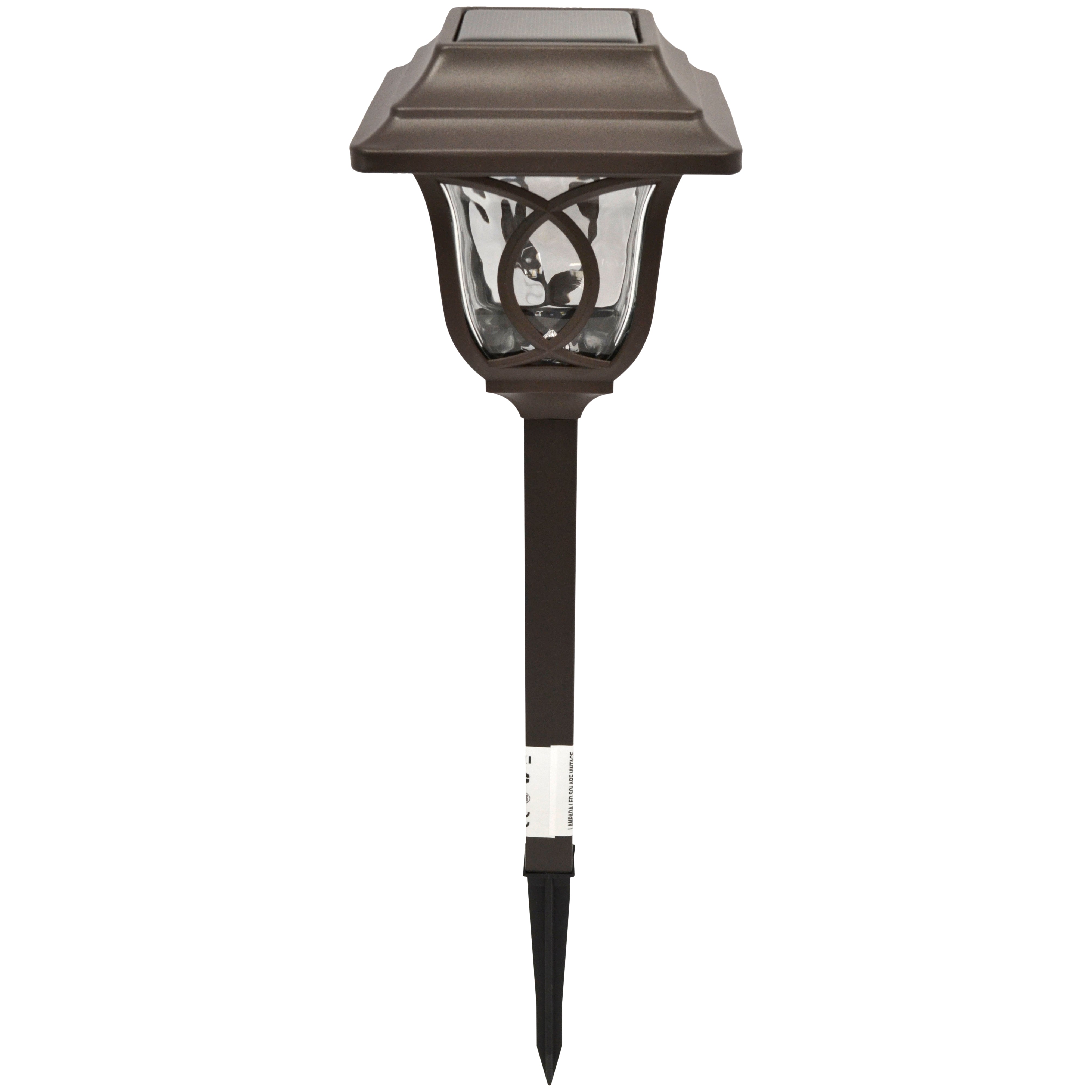 OMEGA Lampada LED Solare Vintage con picchetto