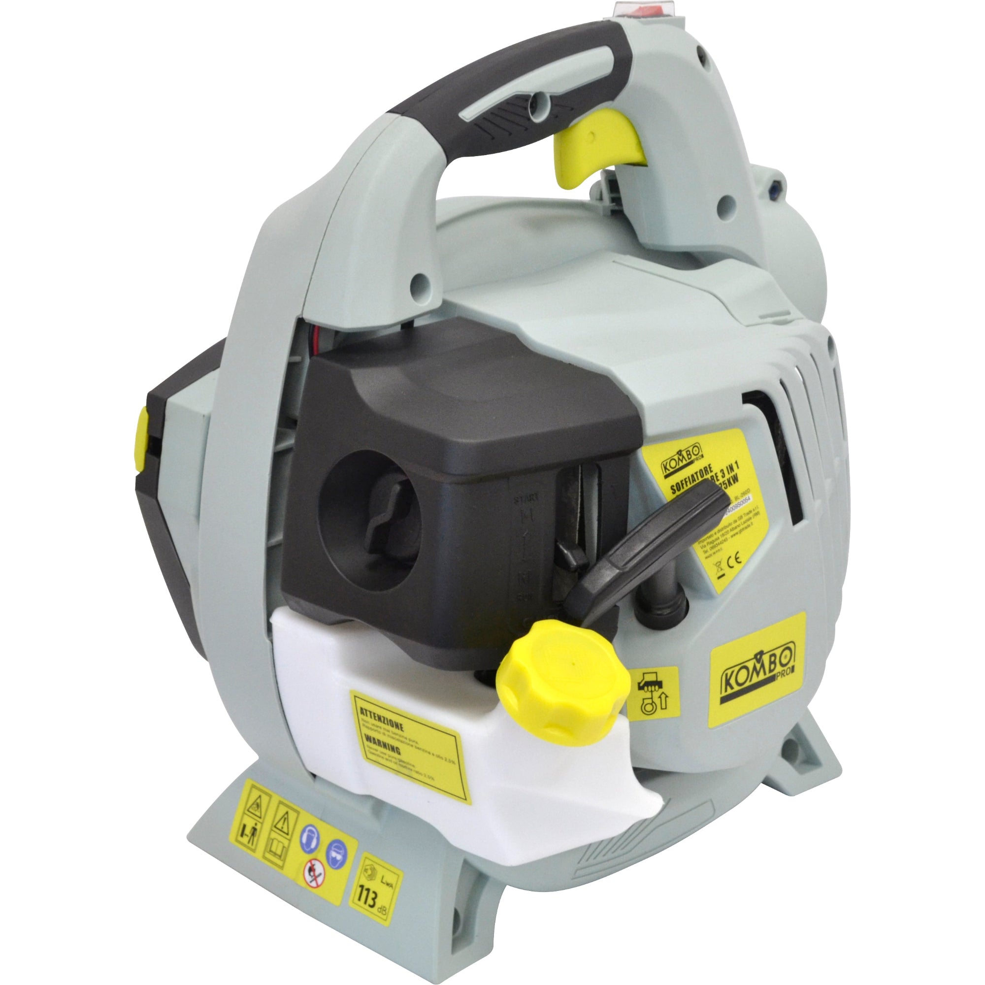 KOMBO PRO Soffiatore/aspiratore a scoppio 3in1 25,4 cc 0,75 kw max vol 540 m3/h