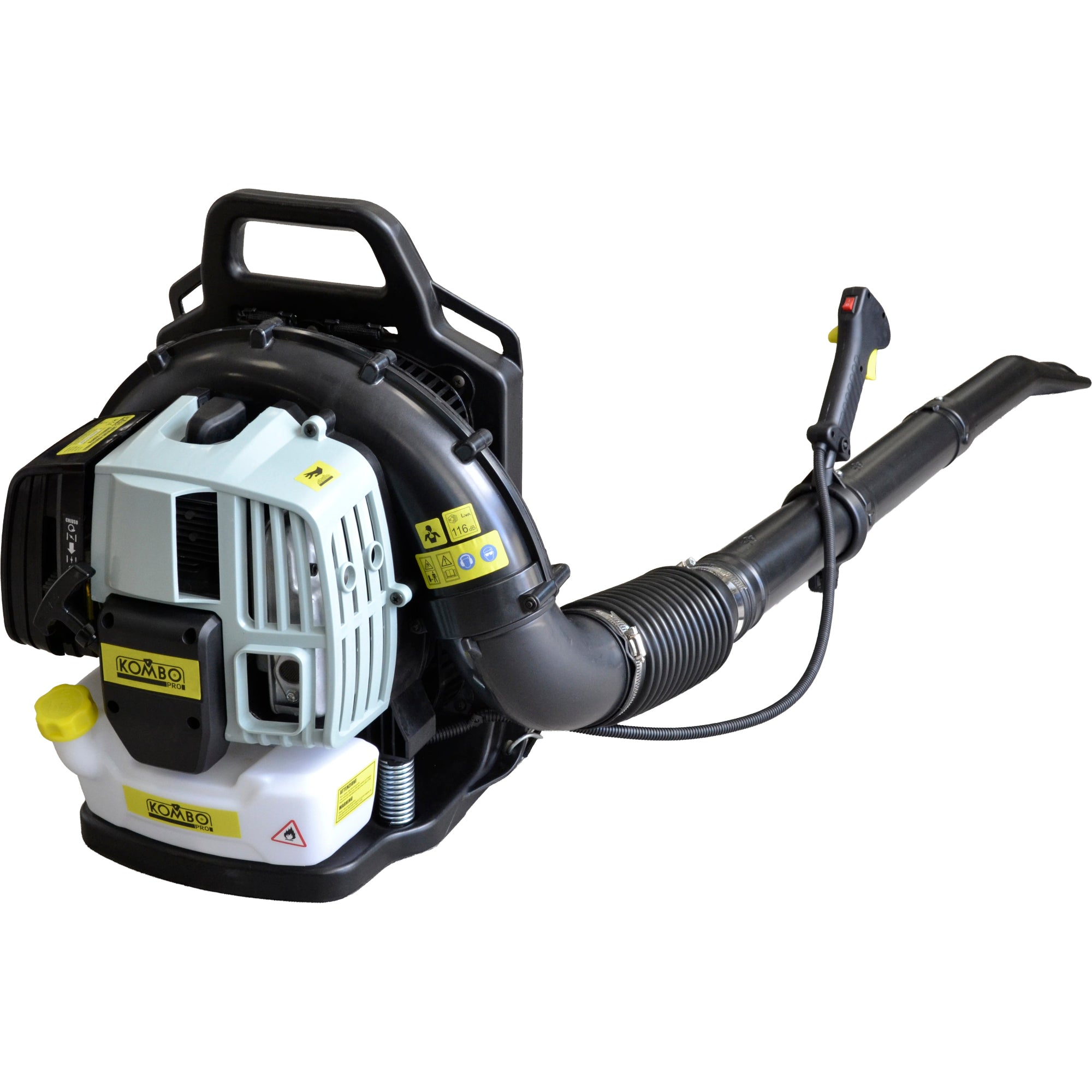 KOMBO PRO Soffiatore A Spalle Professionale 2 Tempi Da 52cc Potenza 2.0 HP e Comfort EU V