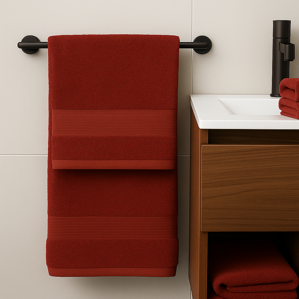UNO DESIGN Telo Bagno Julia in Spugna di Puro Cotone 450 gr/mq