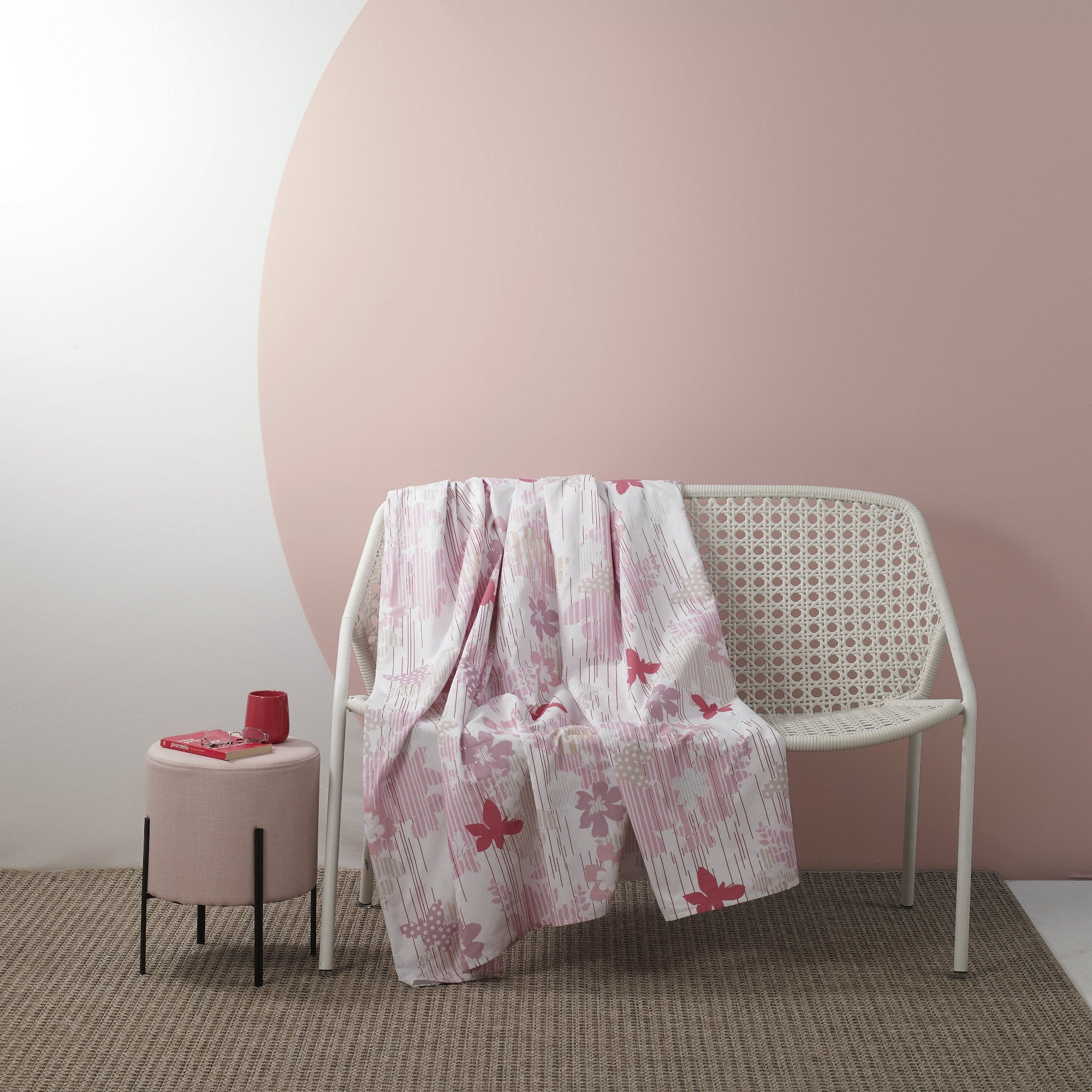BASSETTI Telo Arredo/Multiuso Tabata 270x270 in 100% Cotone