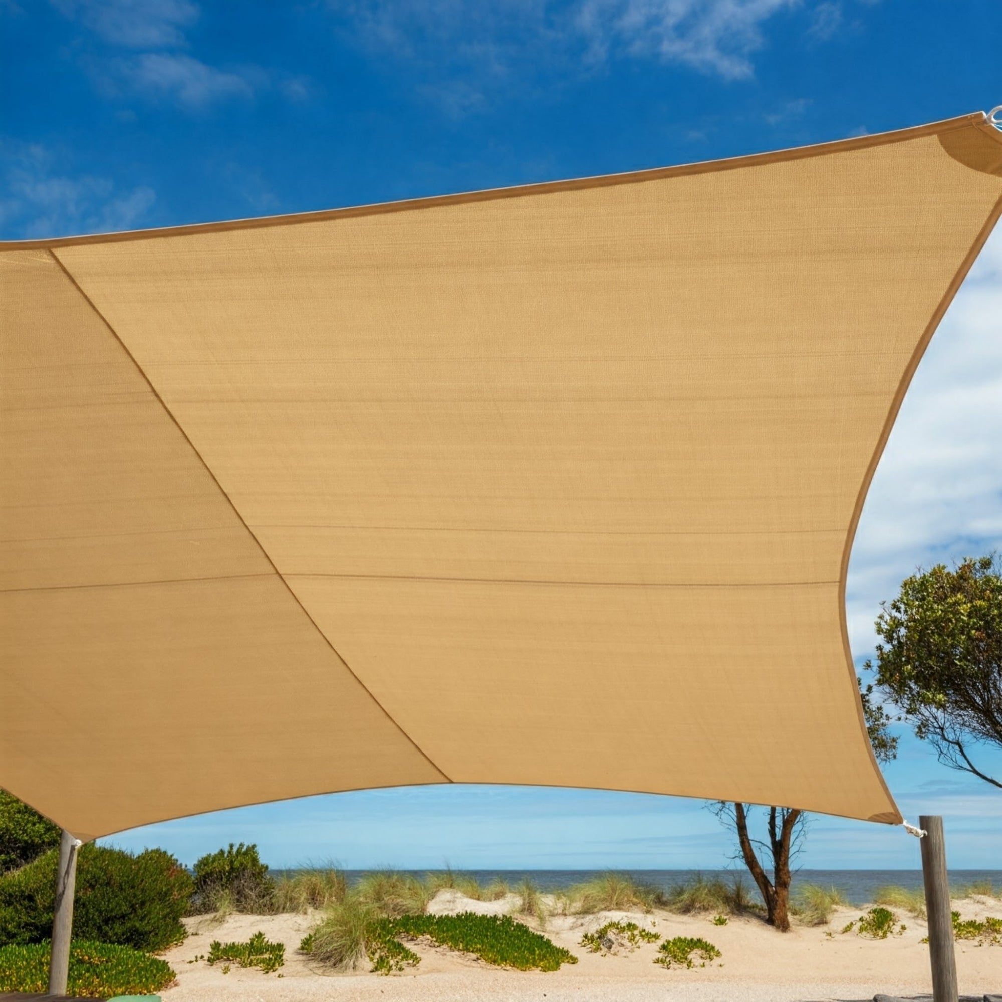 KOMBO Vela ombreggiante quadrata 180g ecrù