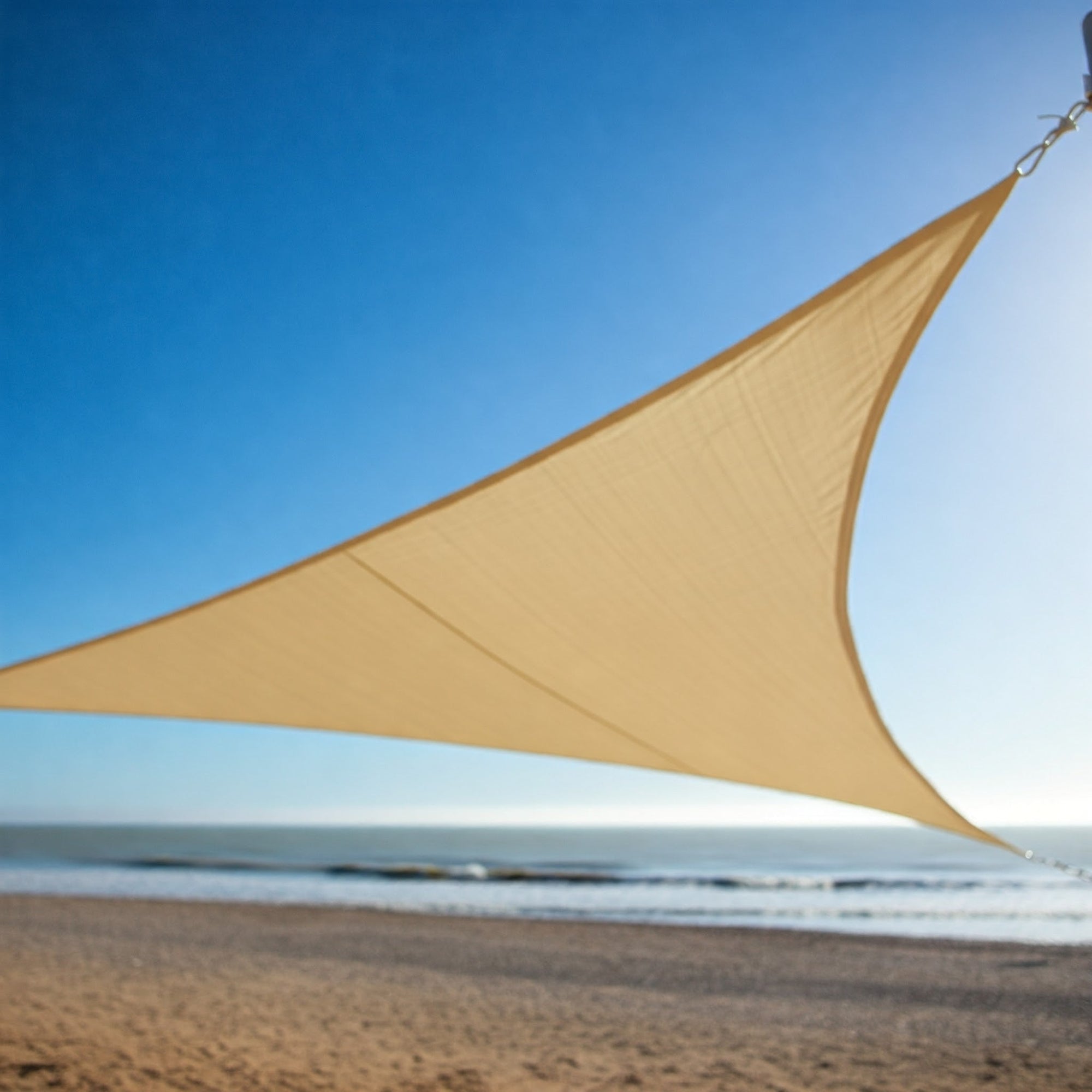 KOMBO Vela ombreggiante triangolare 180g ecrù