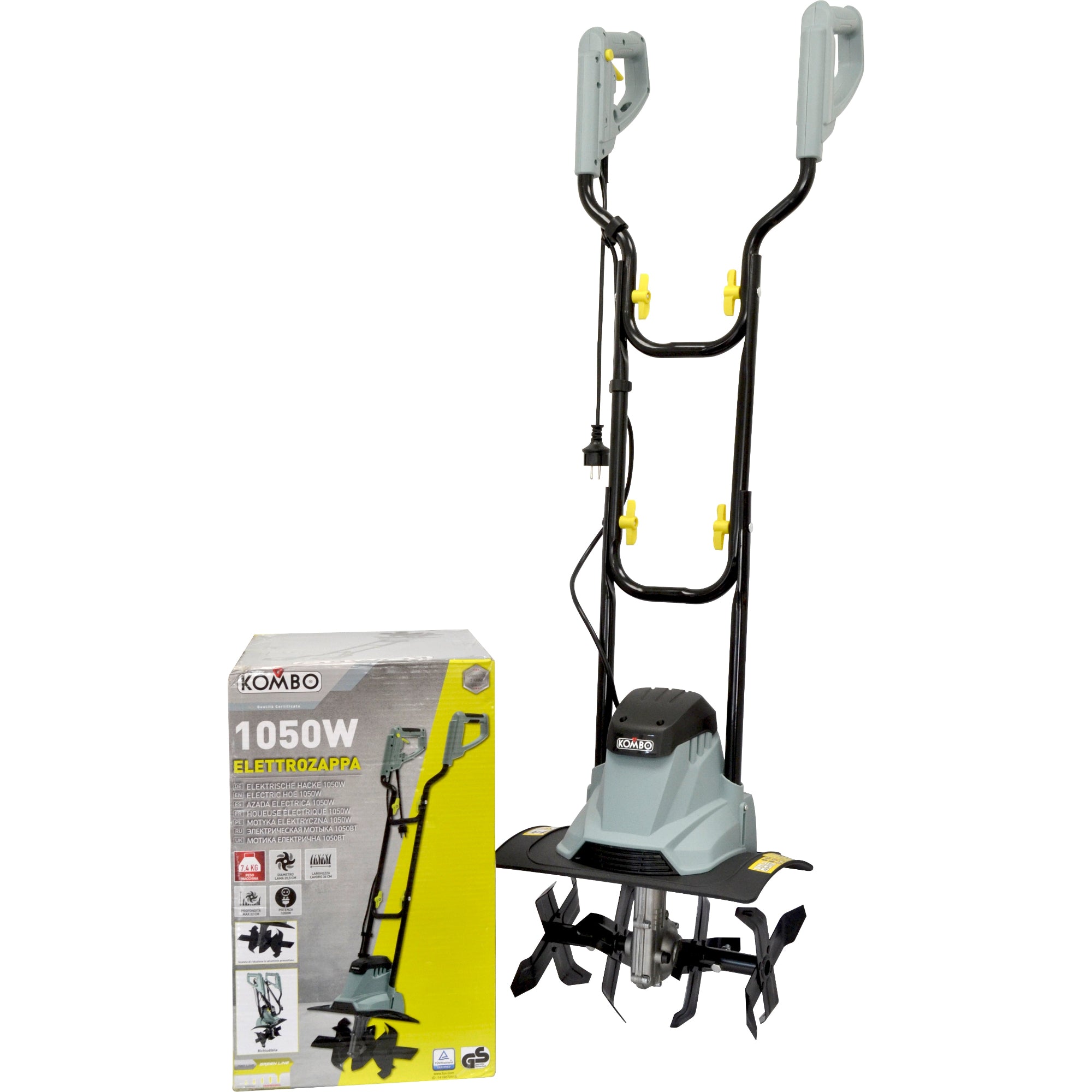 KOMBO Elettrozappa 1050W Larghezza 36cm e Profondità 22cm
