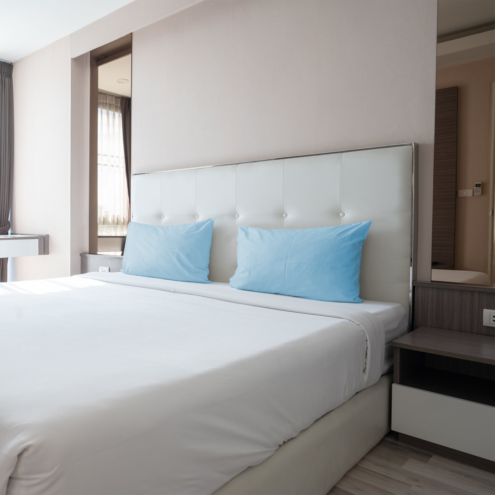 TESS HOME COLLECTION Federe in Puro Cotone Percalle (Set da 2)