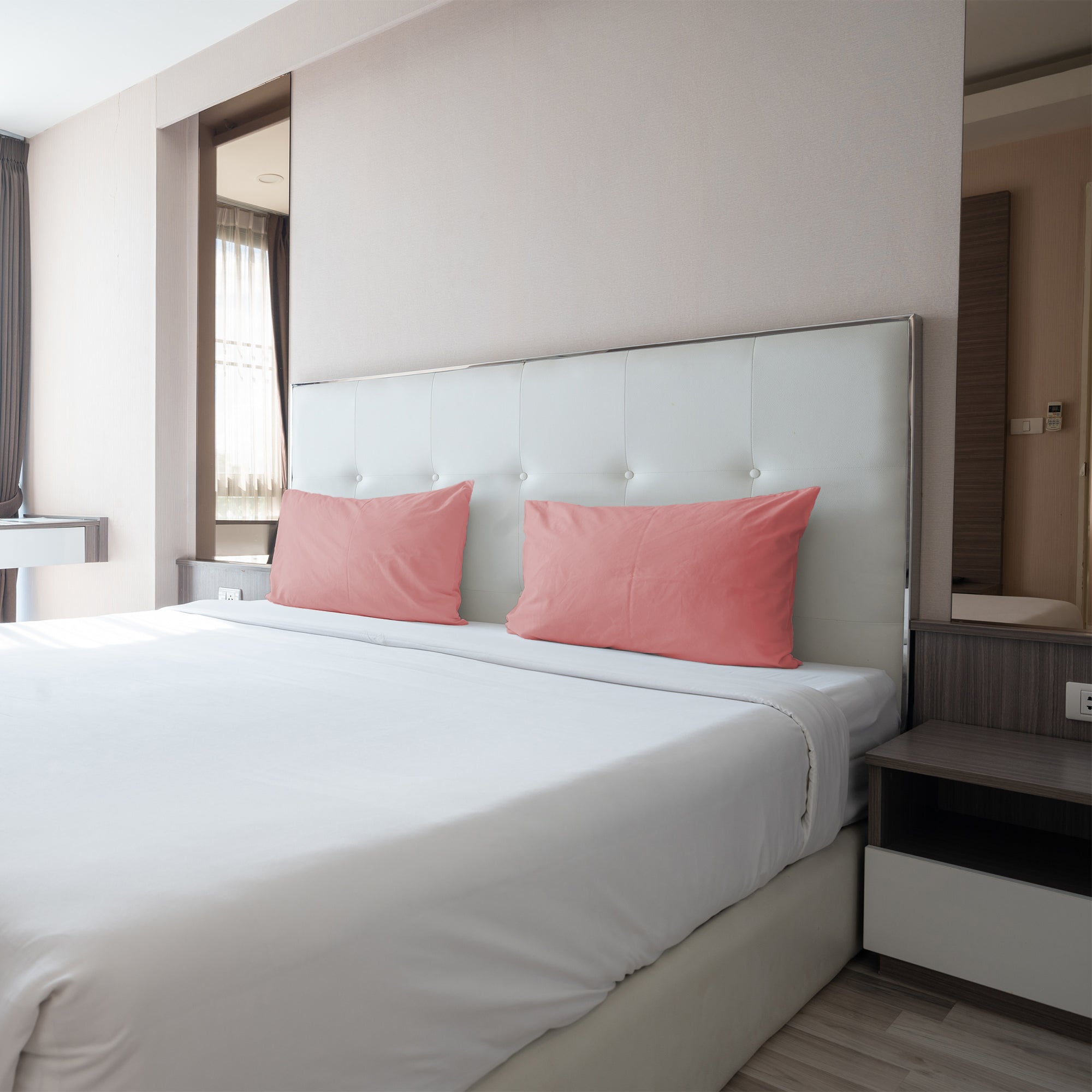 TESS HOME COLLECTION Federe in Puro Cotone Percalle (Set da 2)