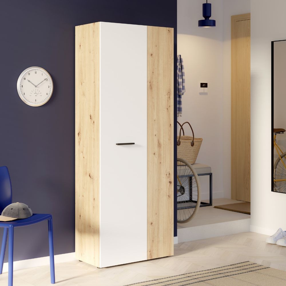 EGO ARREDO Armadio Multiuso Teodoro 2 Ante Con Ripiani  E 1 Anta