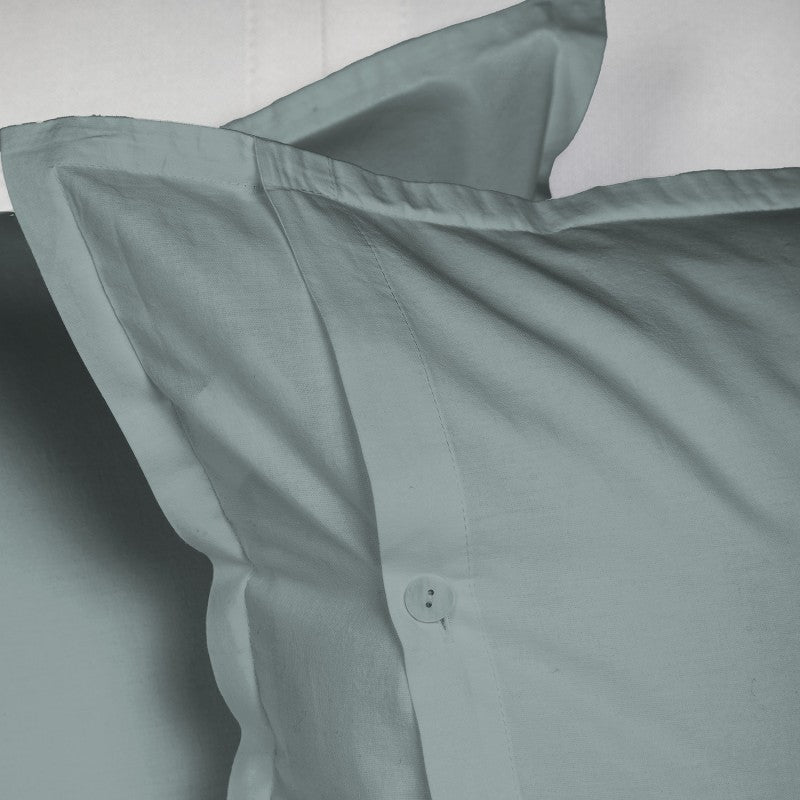 UNO DESIGN Sacco Copripiumino Matrimoniale/Singolo in Puro Cotone Garment Washed_No-Stiro