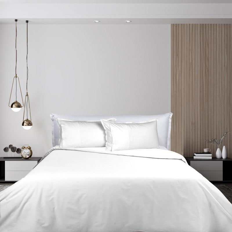 UNO DESIGN Sacco Copripiumino Matrimoniale/Singolo in Puro Cotone Garment Washed_No-Stiro