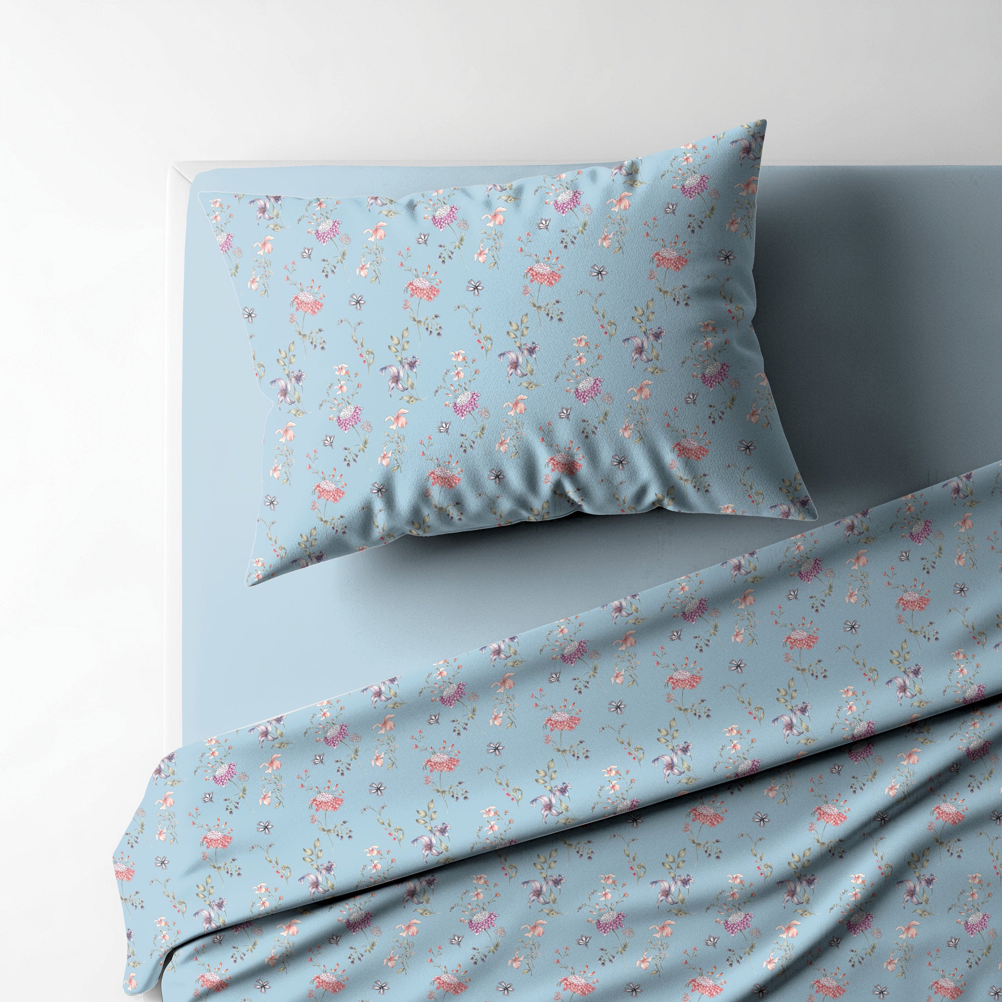 UNO CASA DESIGN Completi Letto e Copripiumini Dec.Faldo in 100% Cotone Stampato