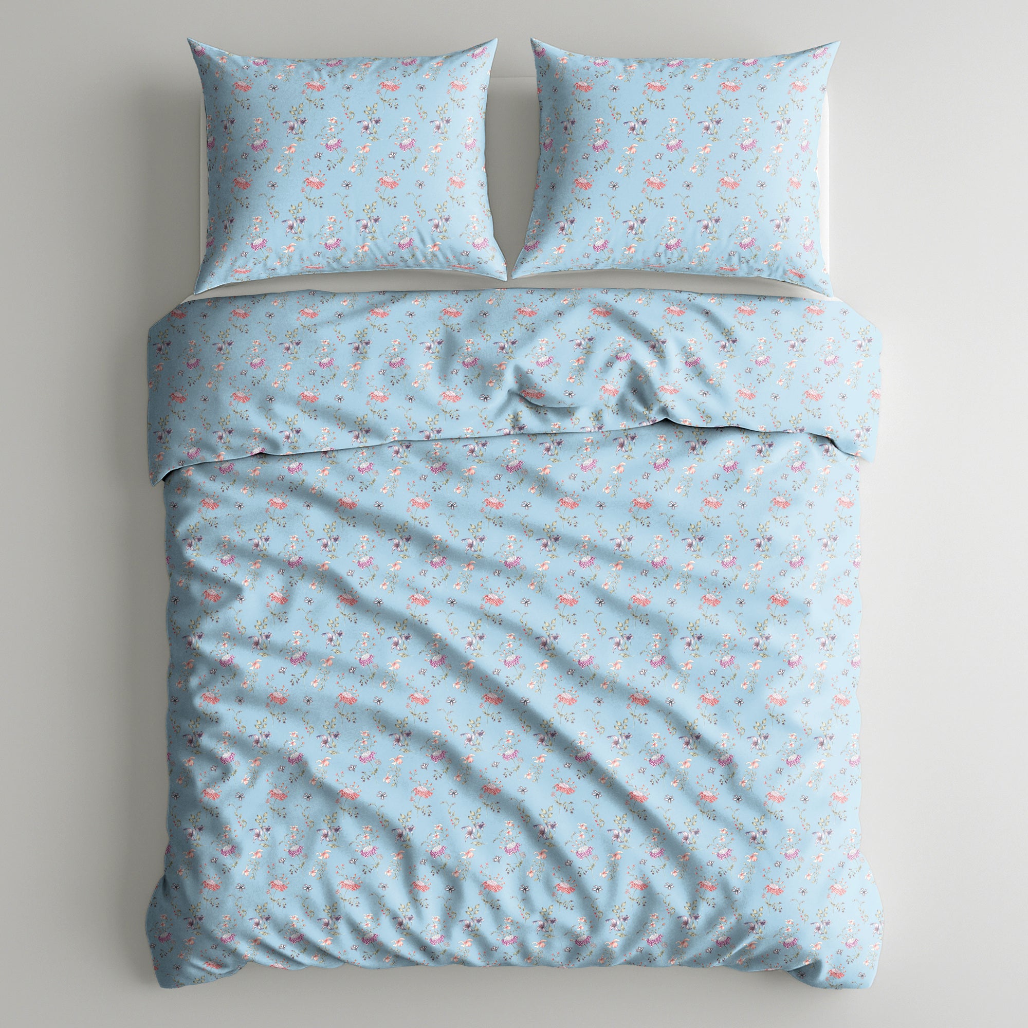 UNO CASA DESIGN Completi Letto e Copripiumini Dec.Faldo in 100% Cotone Stampato