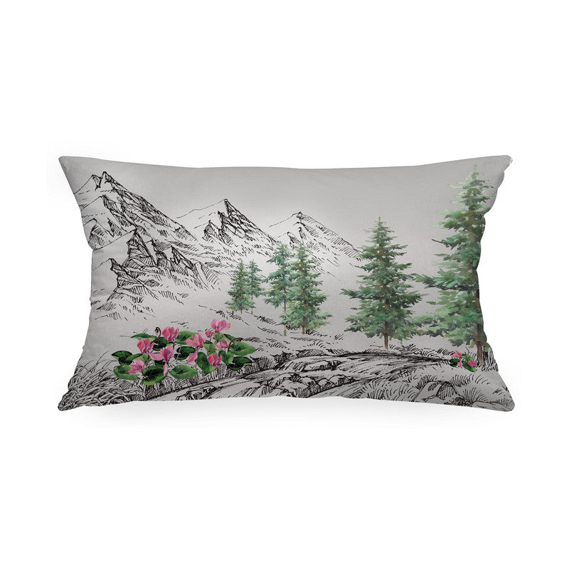 CASA ANVERSA Dolomites Cuscino in velluto retro in tinta unita coordinato