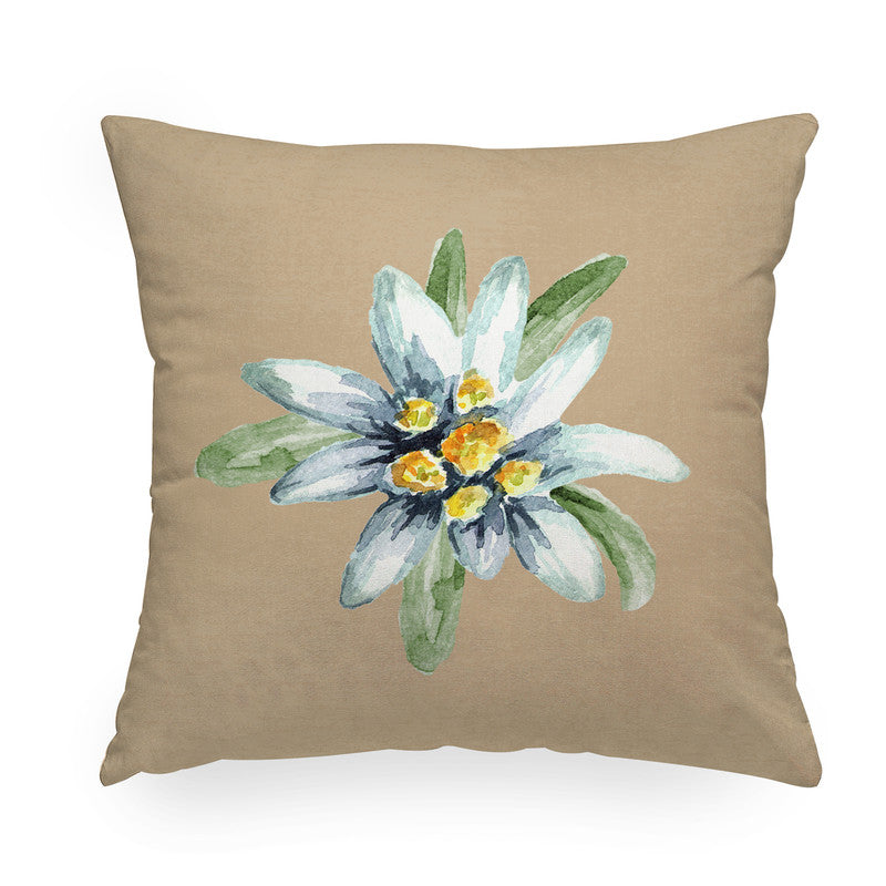 CASA ANVERSA Alpines Cuscino in velluto retro in tinta unita coordinato