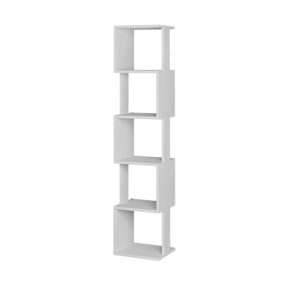 EGO ARREDO Libreria A Cubo Piri Colore Bianco H 161x30x35 Cm.