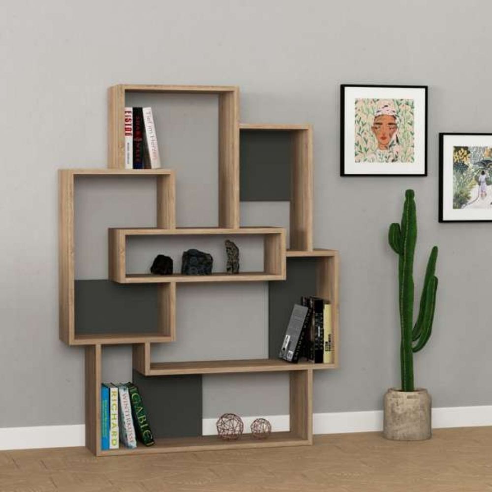 EGO ARREDO Libreria Barce Rovere 101x22x132H